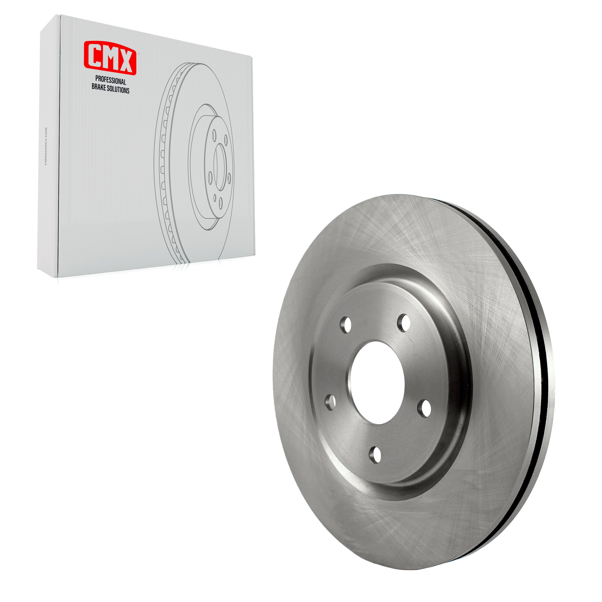 CMX 8-780964 Disc Brake Rotor for 2009-2024 Chrysler Pacifica, Chrysler Voyager, Chrysler Grand Caravan - Front