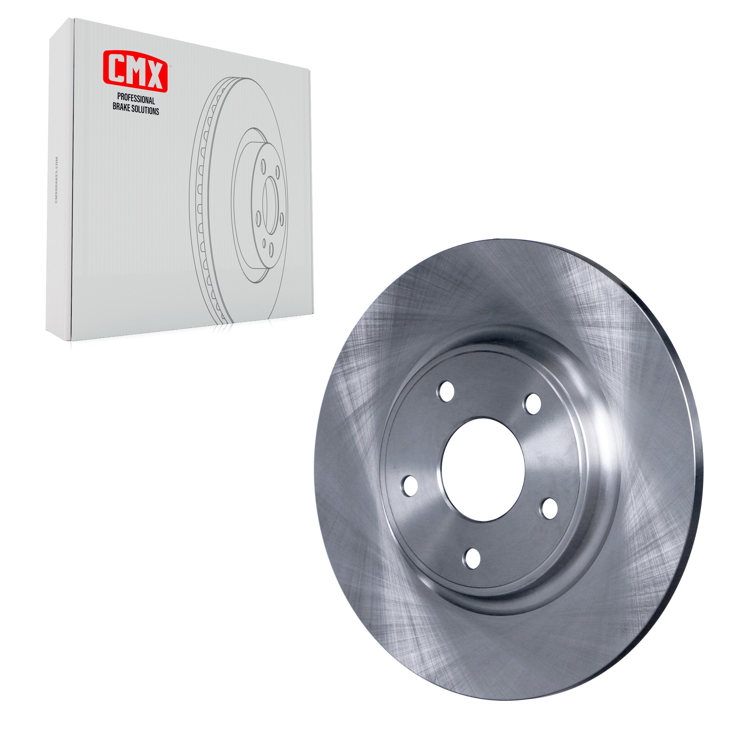 CMX 8-780965 Disc Brake Rotor for 2012-2020 Dodge Grand Caravan, Dodge Journey, Chrysler Town & Country - Rear