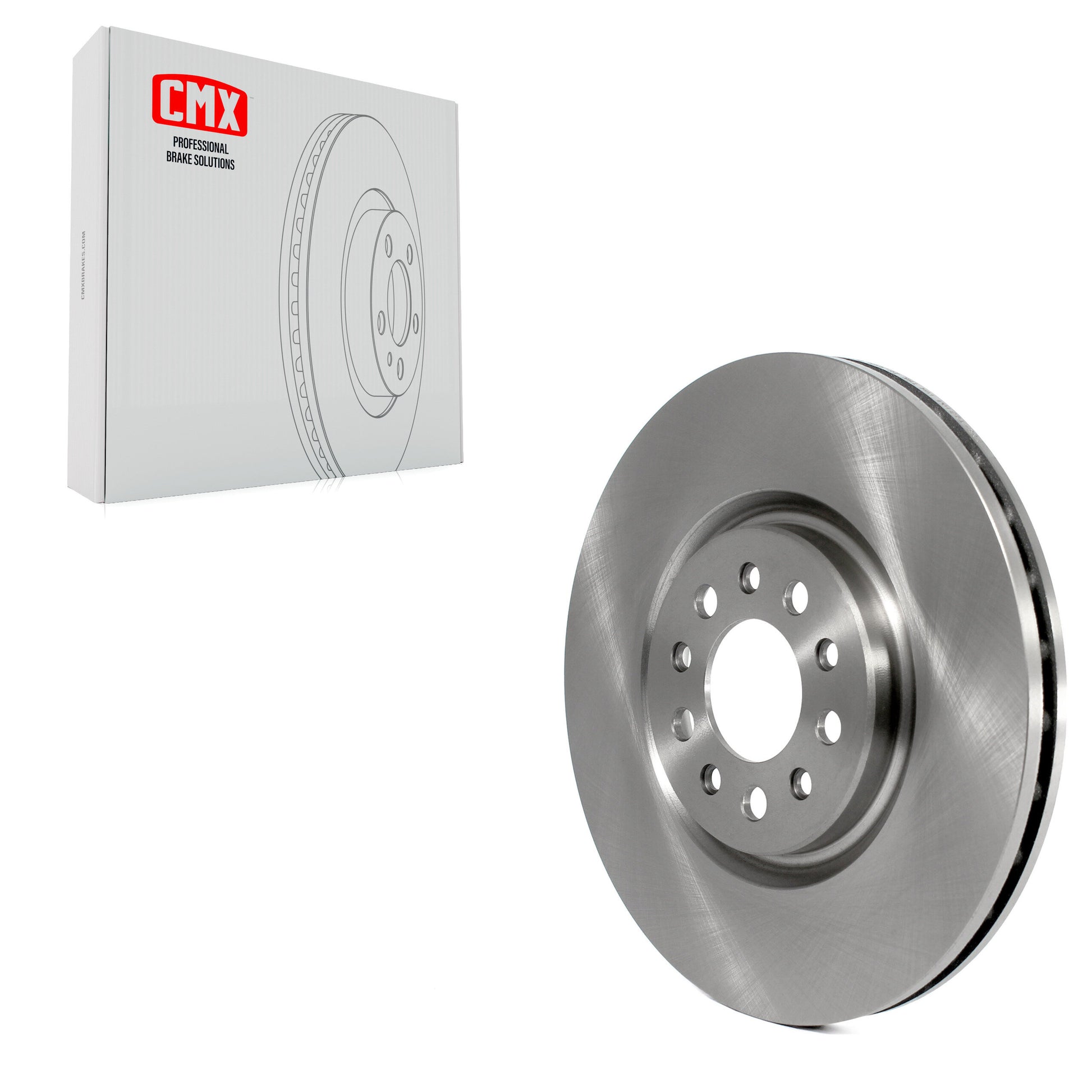CMX 8-781768 Disc Brake Rotor for 2014-2023 Dodge Hornet, Jeep Compass, Chrysler 200 - Front