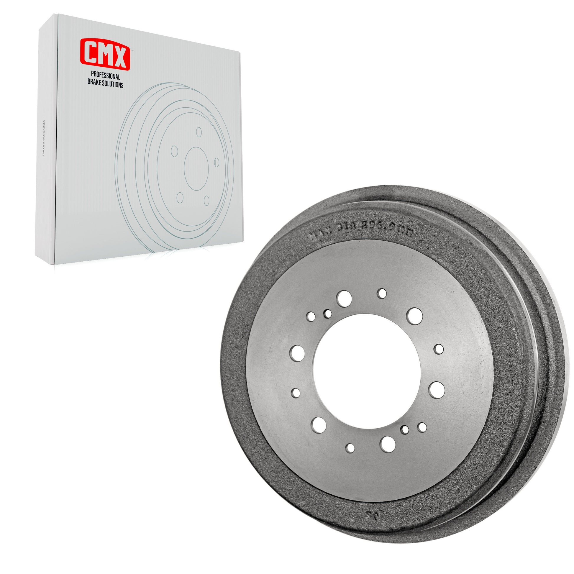 CMX 8-9328 Brake Drum for 1986-2004 Toyota Tacoma, Toyota Tundra, Toyota T100 - Rear