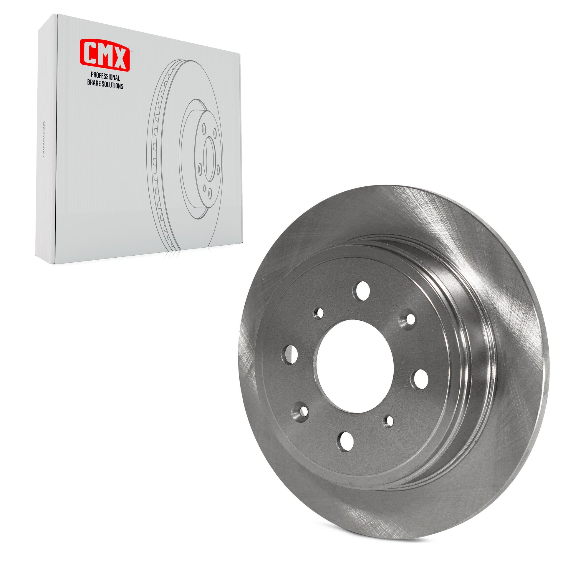 CMX 8-96068 Disc Brake Rotor for 1988-2001 Acura Integra, Honda Civic, Acura EL - Rear