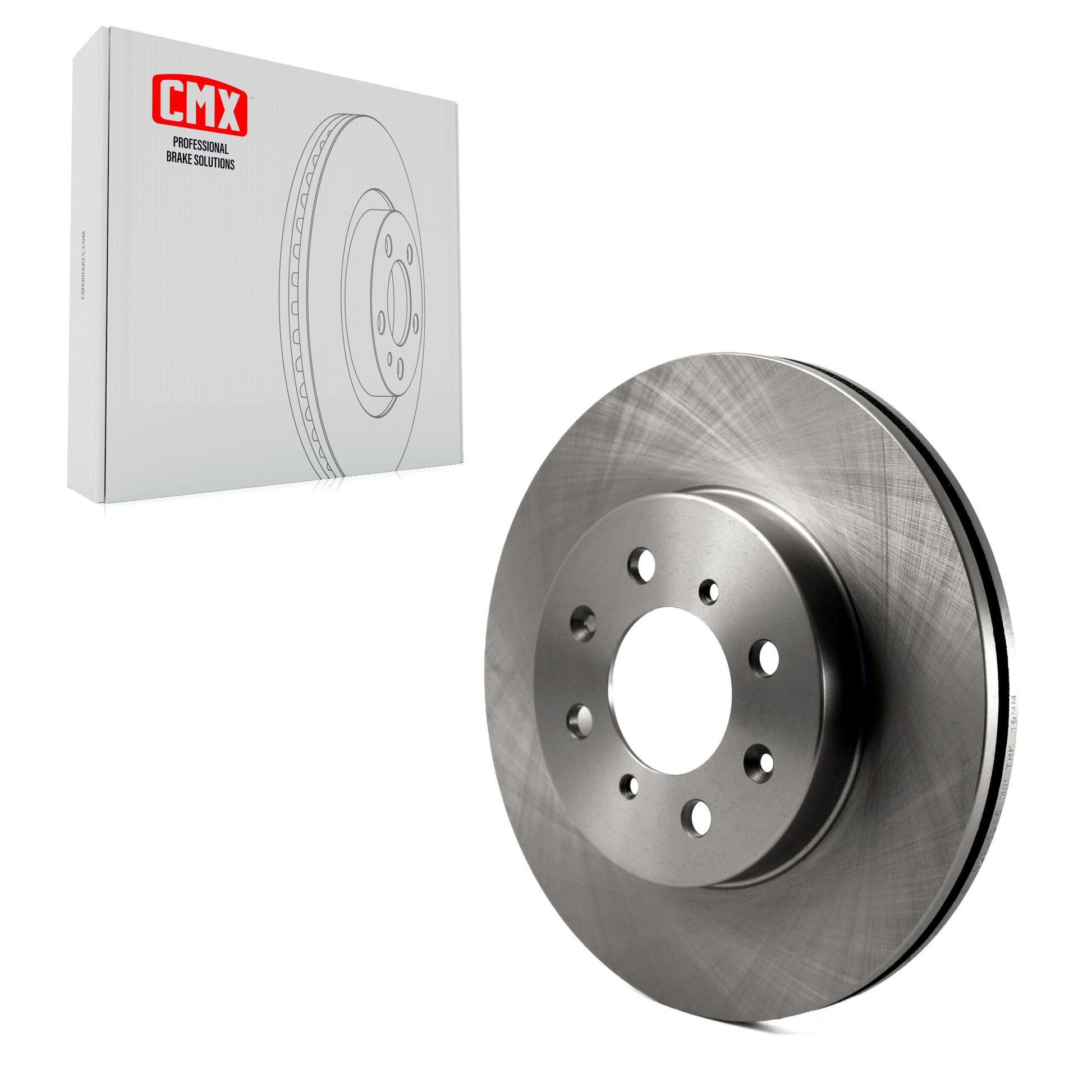CMX 8-96087 Disc Brake Rotor for 1990-2014 Honda Fit, Honda Insight, Honda Civic - Front