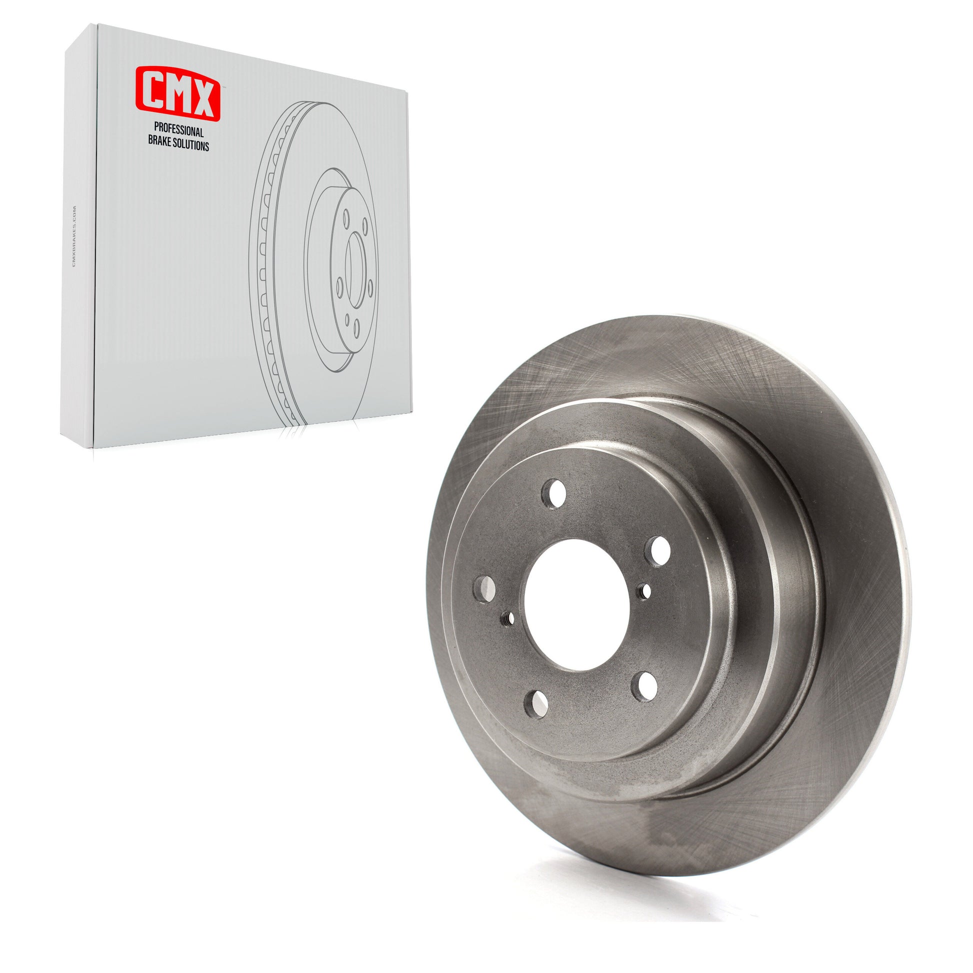 CMX 8-96121 Disc Brake Rotor for 1990-2008 Subaru Impreza, Saab 9-2X, Subaru Legacy - Rear