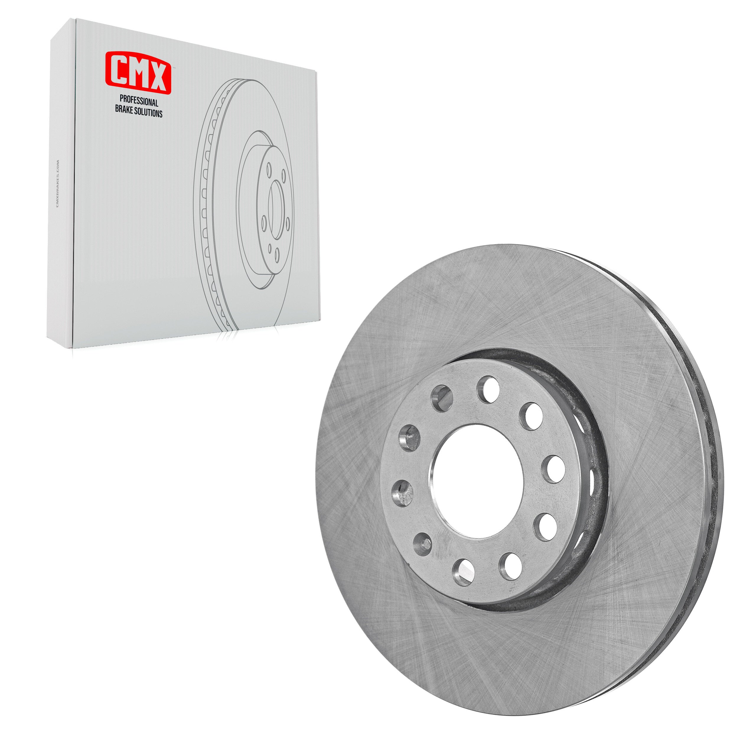 CMX 8-96421 Disc Brake Rotor for 1992-2006 Volkswagen Passat, Audi A4, Audi A4 Quattro - Front