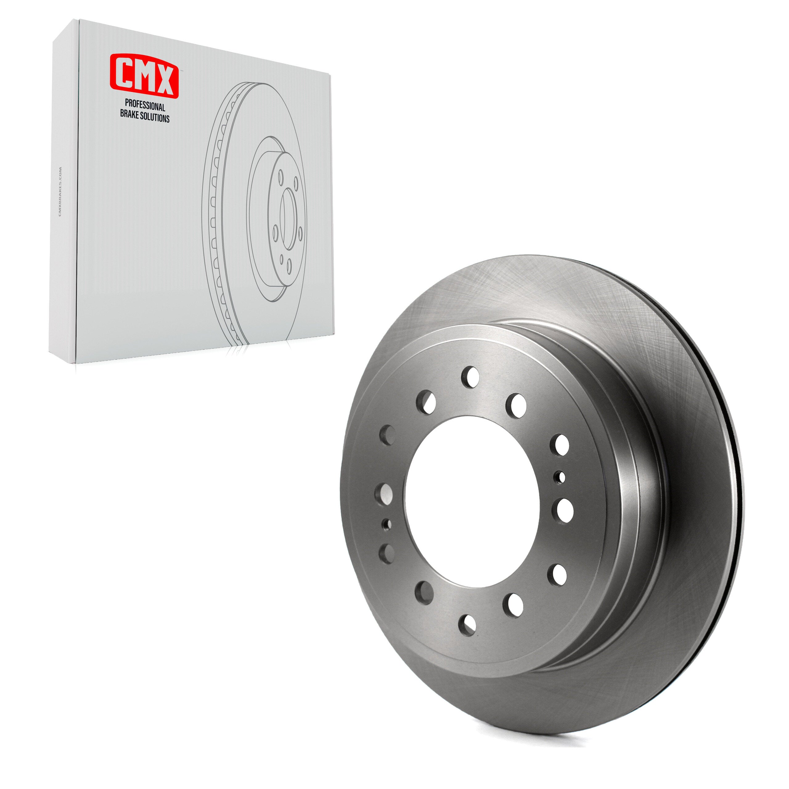 CMX 8-96929 Disc Brake Rotor for 2001-2009 Toyota FJ Cruiser, Lexus GX470, Toyota 4Runner - Rear