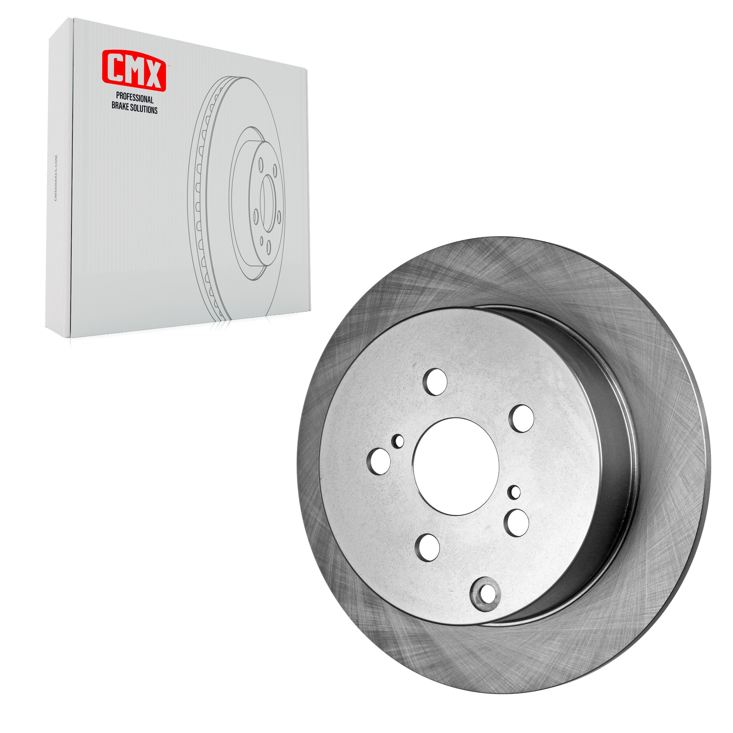 CMX 8-96933 Disc Brake Rotor for 2000-2010 Scion tC, Toyota Corolla, Pontiac Vibe - Rear