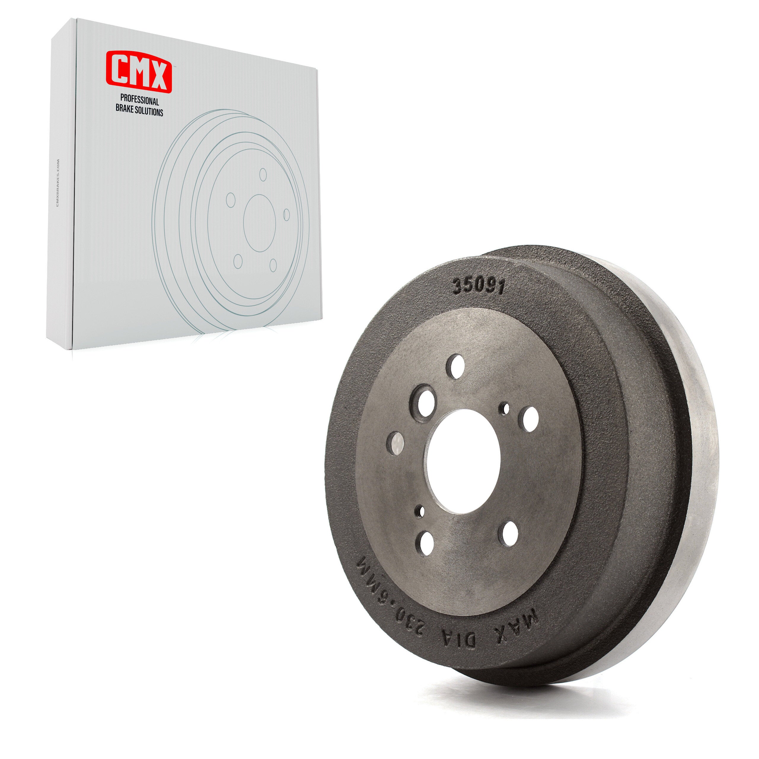 CMX 8-9731 Brake Drum for 2001-2005 Toyota Solara, Toyota Camry - Rear