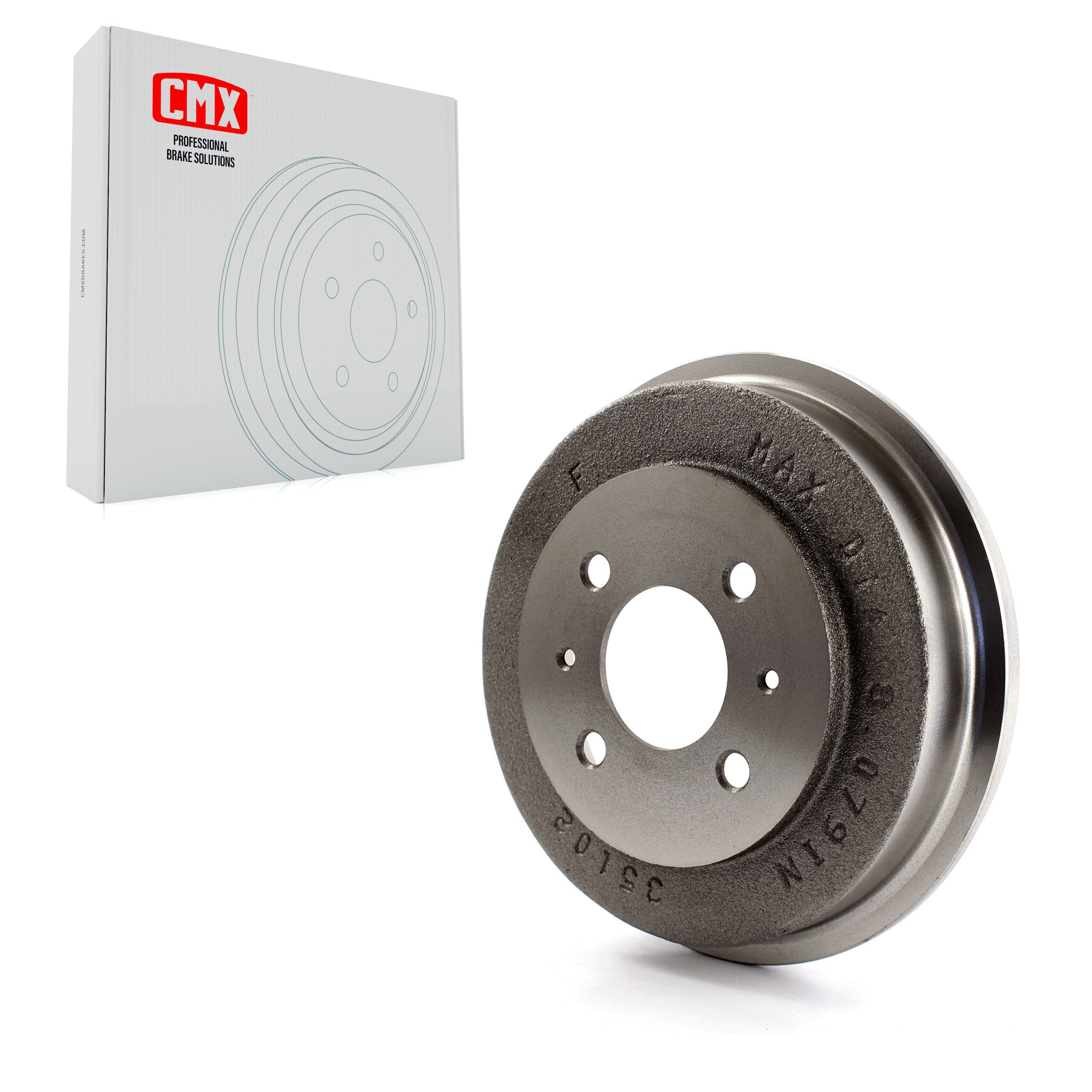 CMX 8-9748 Brake Drum for 2003-2006 Hyundai Accent - Rear