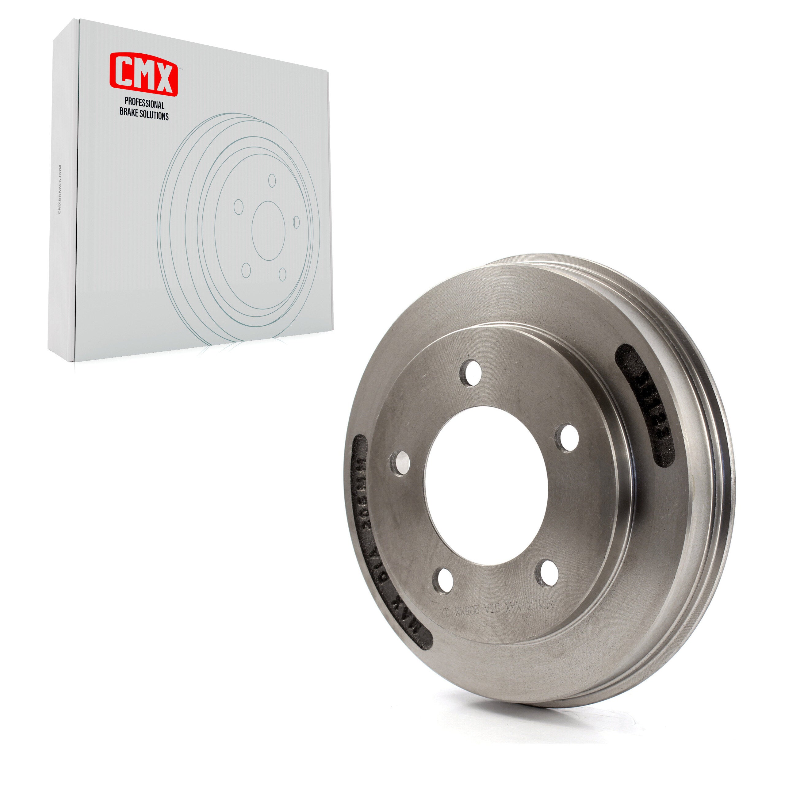 CMX 8-9789 Brake Drum for 2007-2014 Mitsubishi Lancer - Rear