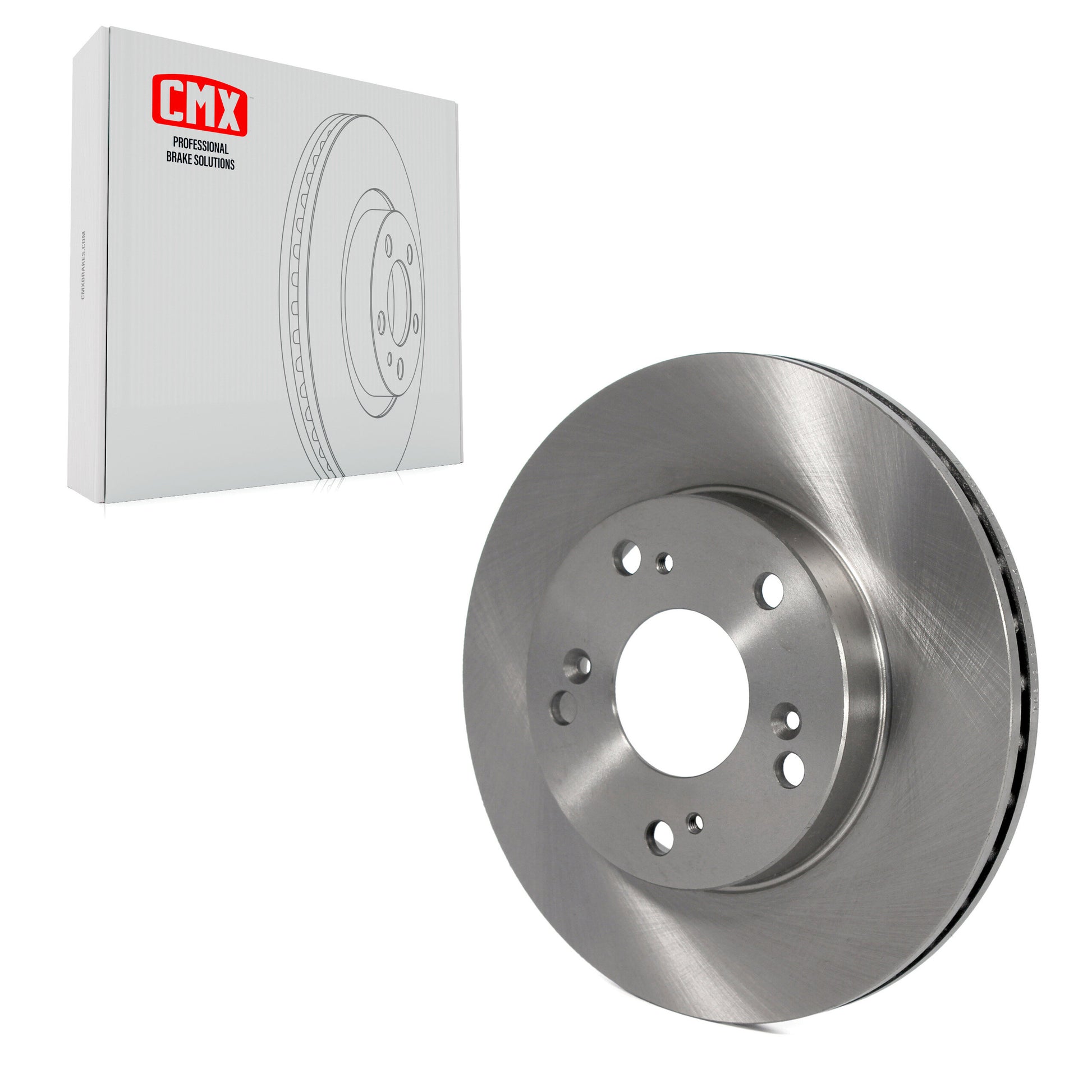 CMX 8-980059 Disc Brake Rotor for 2002-2015 Honda Civic, Honda CR-Z, Acura RSX - Front