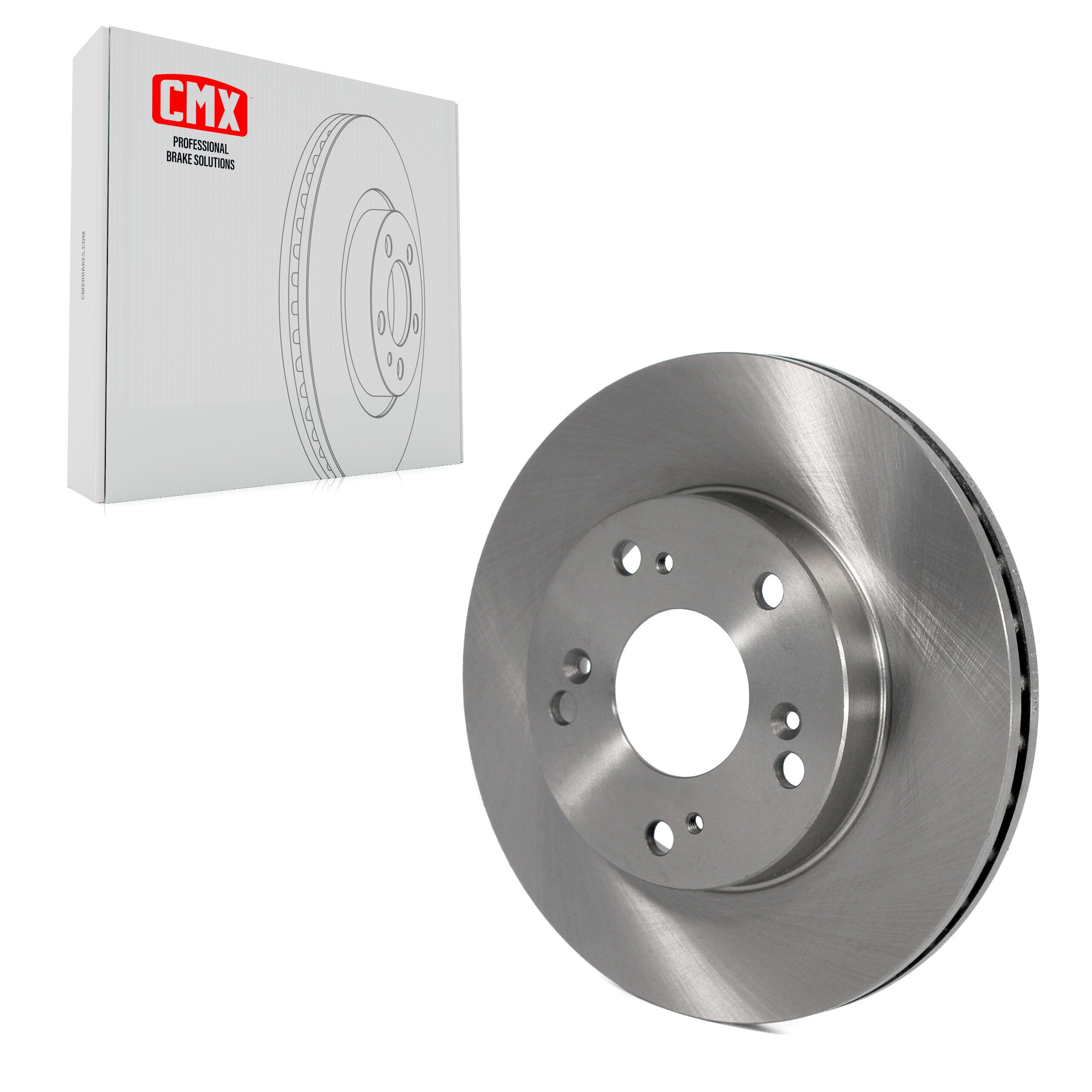 CMX 8-980059 Disc Brake Rotor for 2002-2015 Honda Civic, Honda CR-Z, Acura RSX - Front