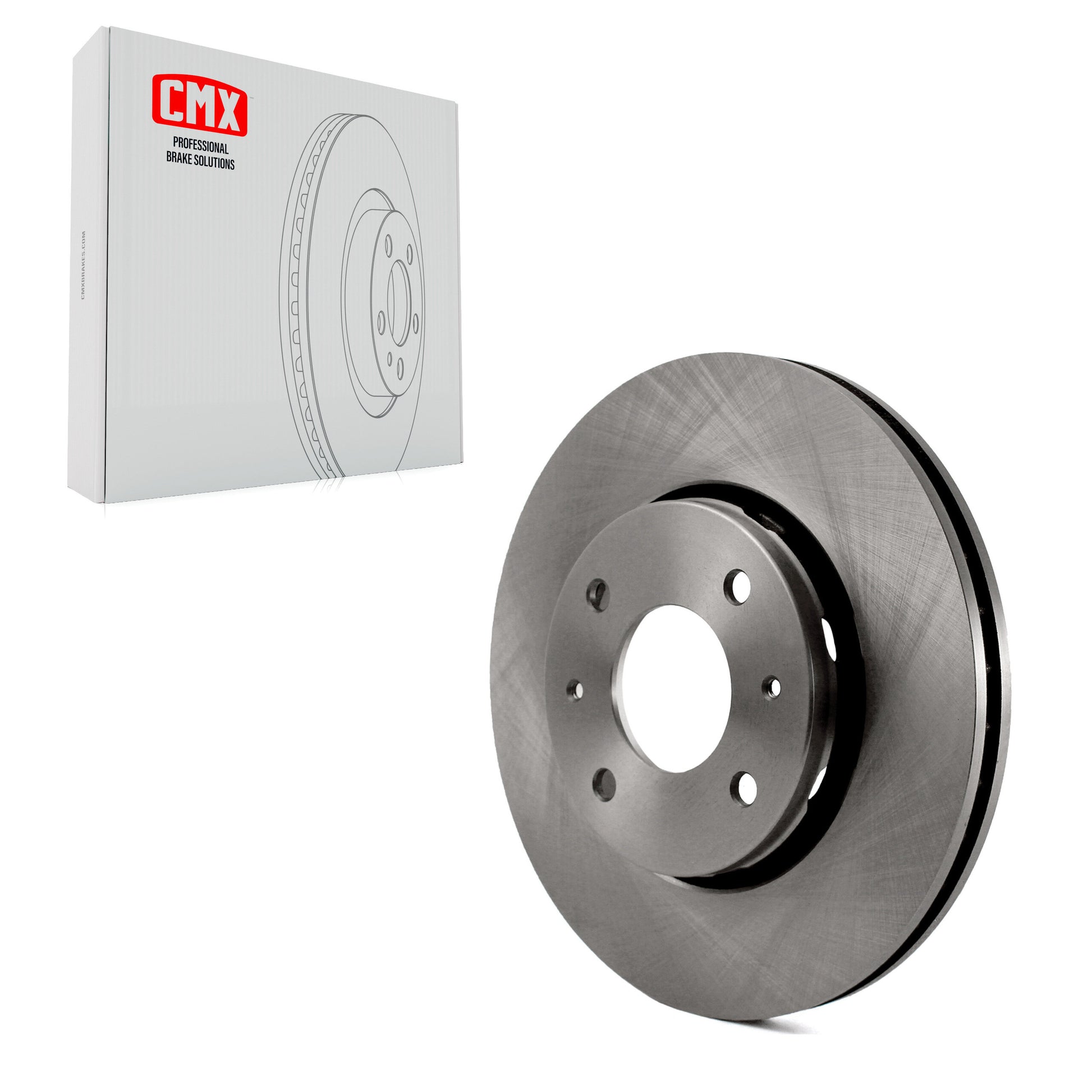 CMX 8-980084 Disc Brake Rotor for 2000-2010 Volvo S40, Volvo V40 - Front