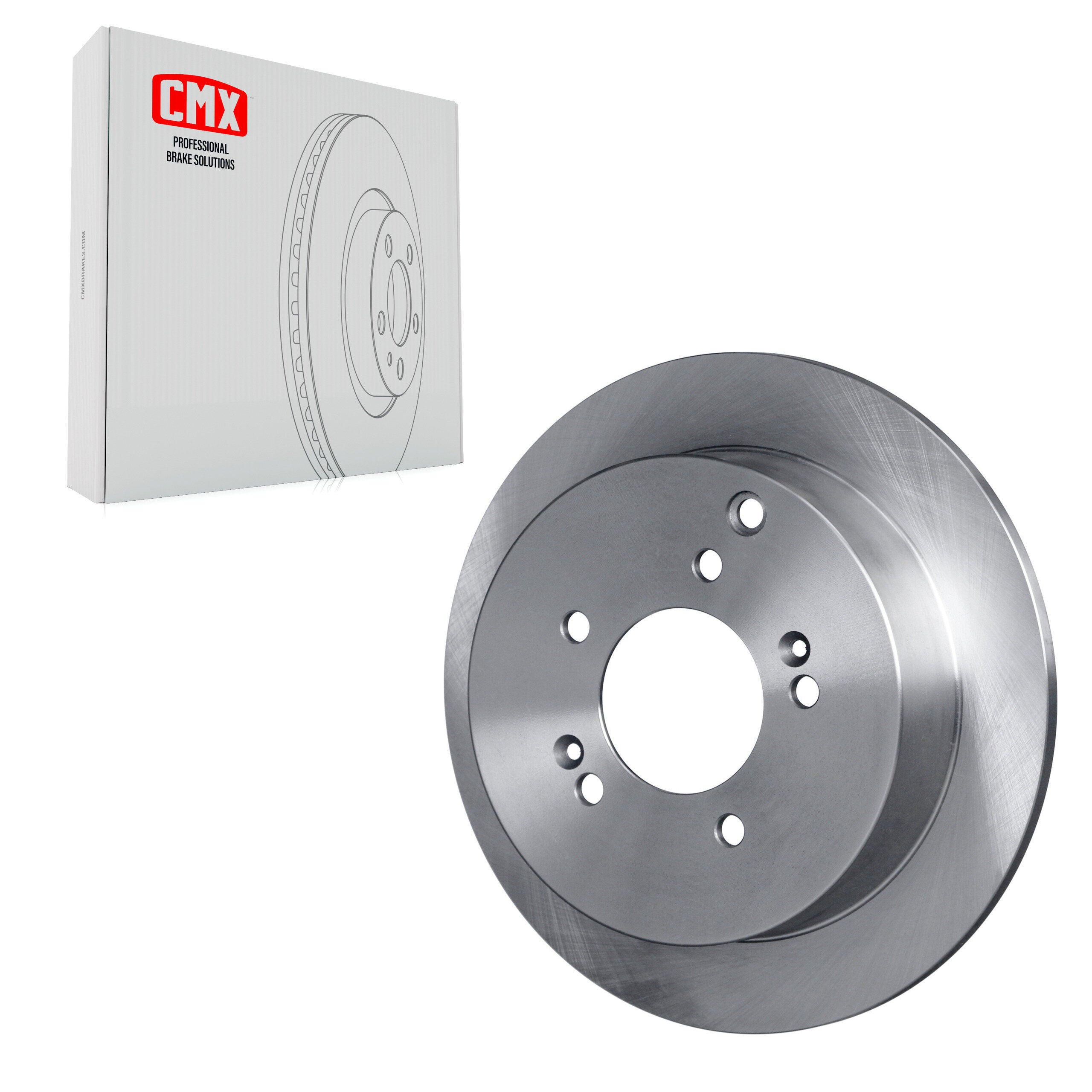 CMX 8-980087 Disc Brake Rotor for 2001-2016 Hyundai Tucson, Kia Sportage, Hyundai Santa Fe - Rear