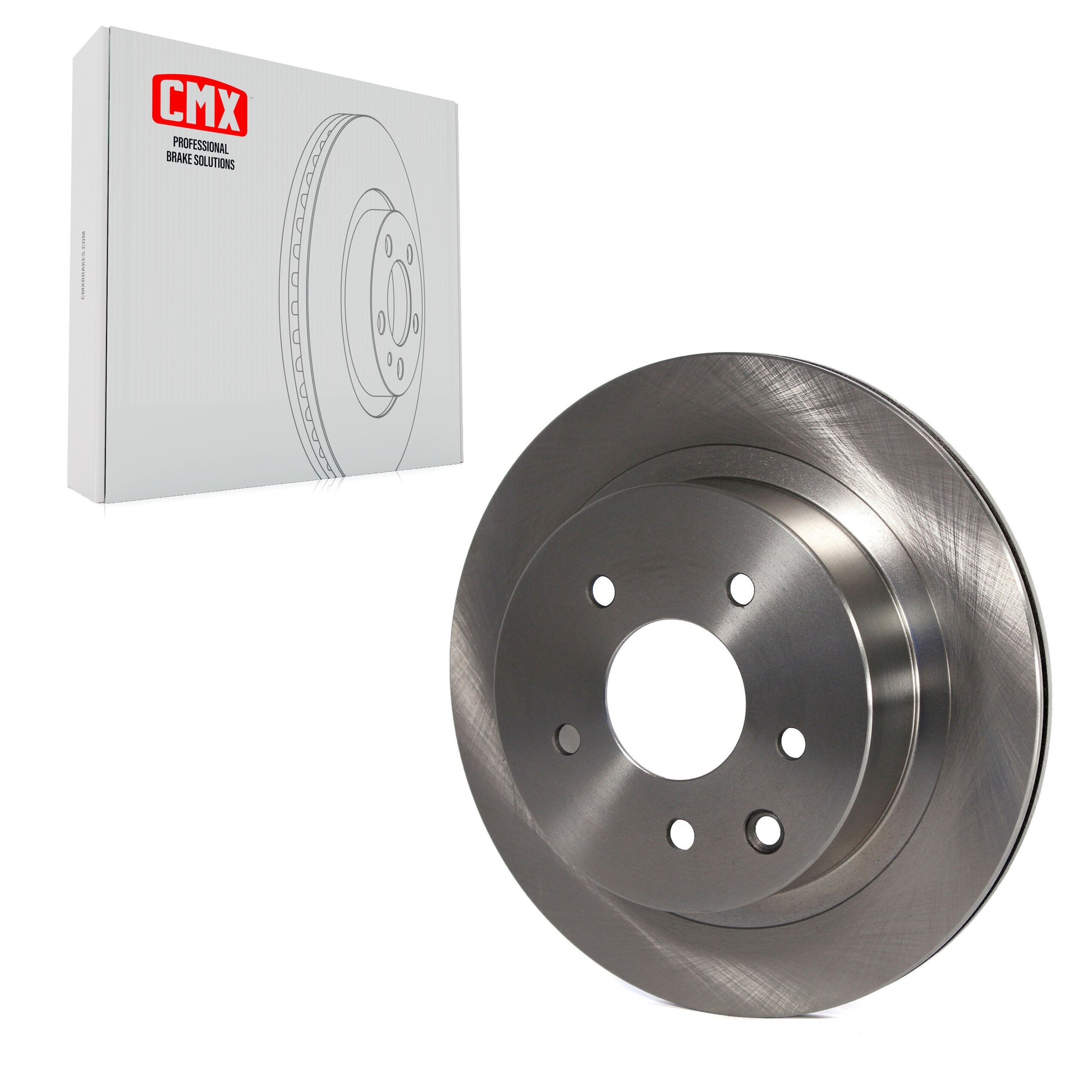 CMX 8-980113 Disc Brake Rotor for 2002-2024 Nissan Rogue Sport, Nissan Rogue, Nissan LEAF - Rear