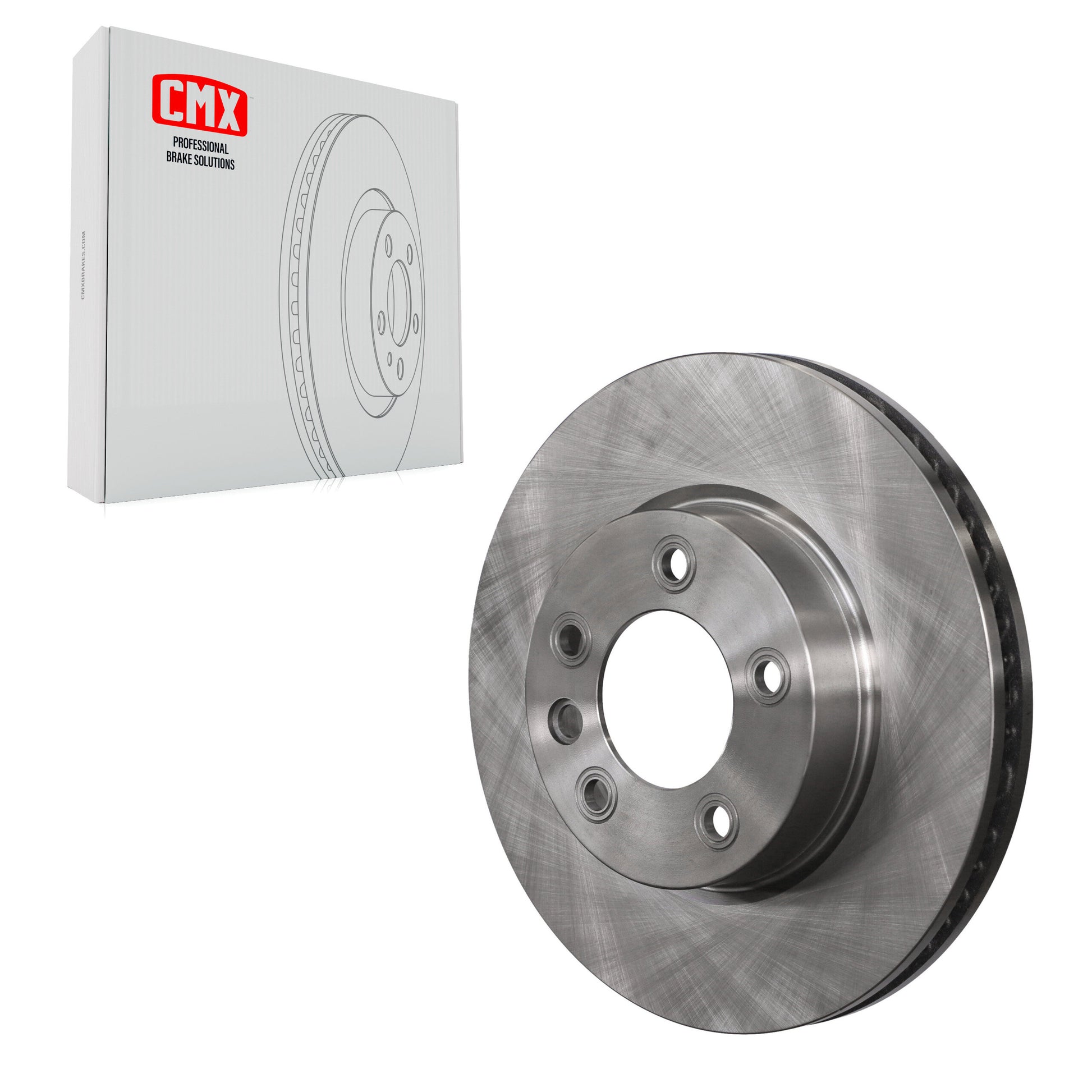 CMX 8-980229 Disc Brake Rotor for 2003-2017 Porsche Cayenne, Volkswagen Touareg - Front Right