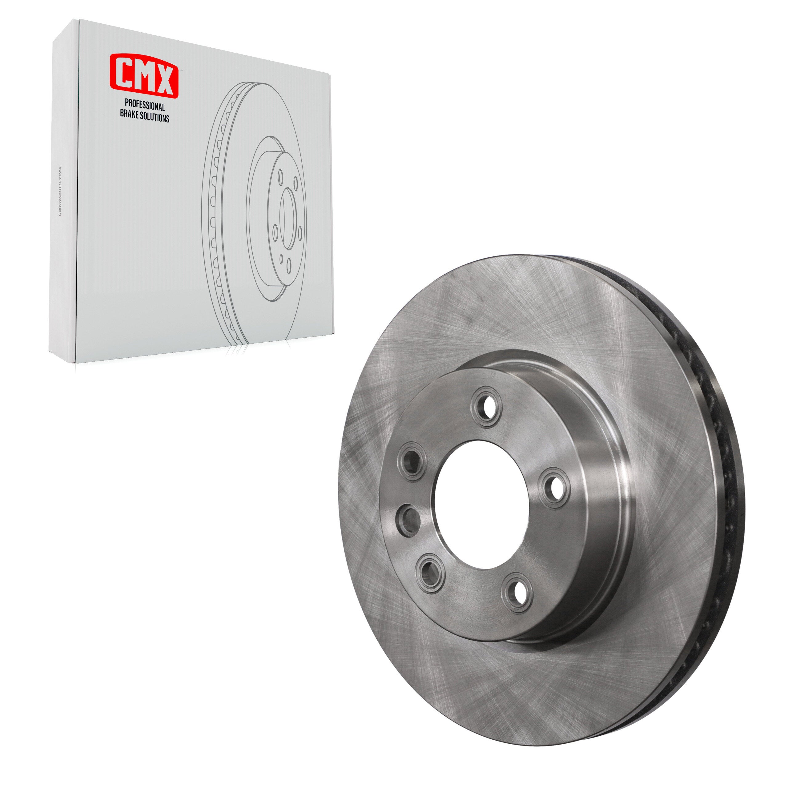CMX 8-980229 Disc Brake Rotor for 2003-2017 Porsche Cayenne, Volkswagen Touareg - Front Right
