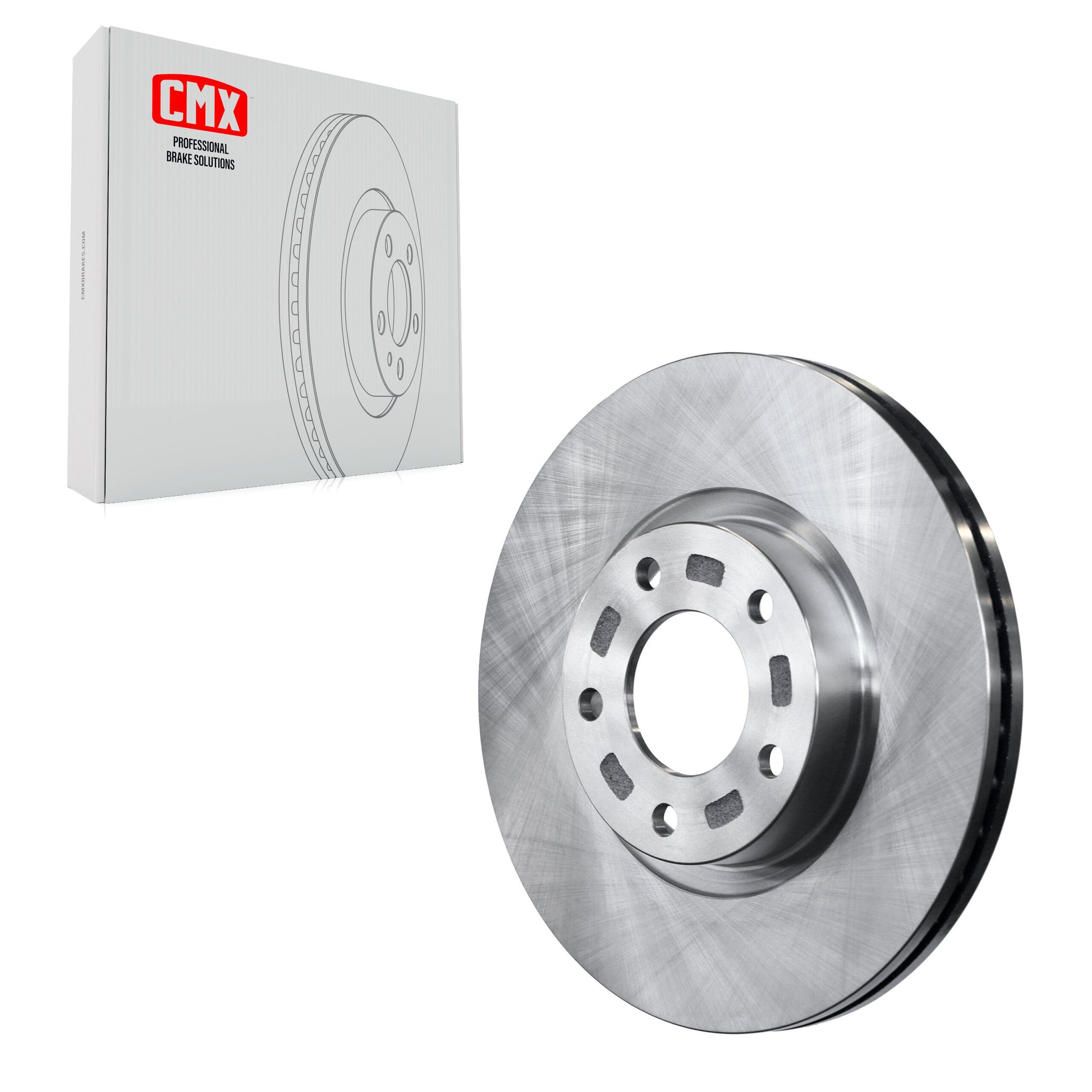 CMX 8-980283 Disc Brake Rotor for 2004-2017 Mazda 3 Sport, Mazda 5, Mazda 3 - Front