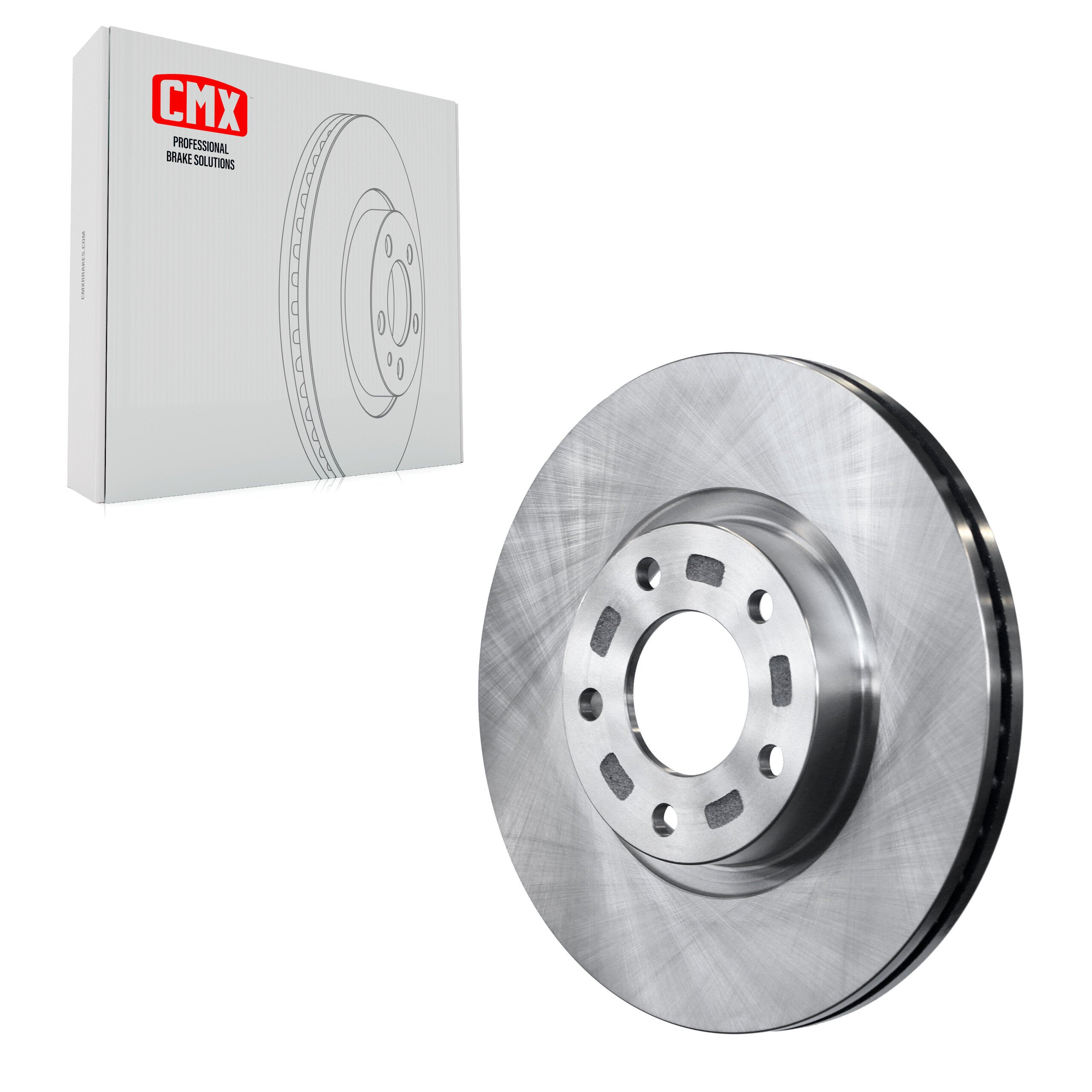 CMX 8-980283 Disc Brake Rotor for 2004-2017 Mazda 3 Sport, Mazda 5, Mazda 3 - Front