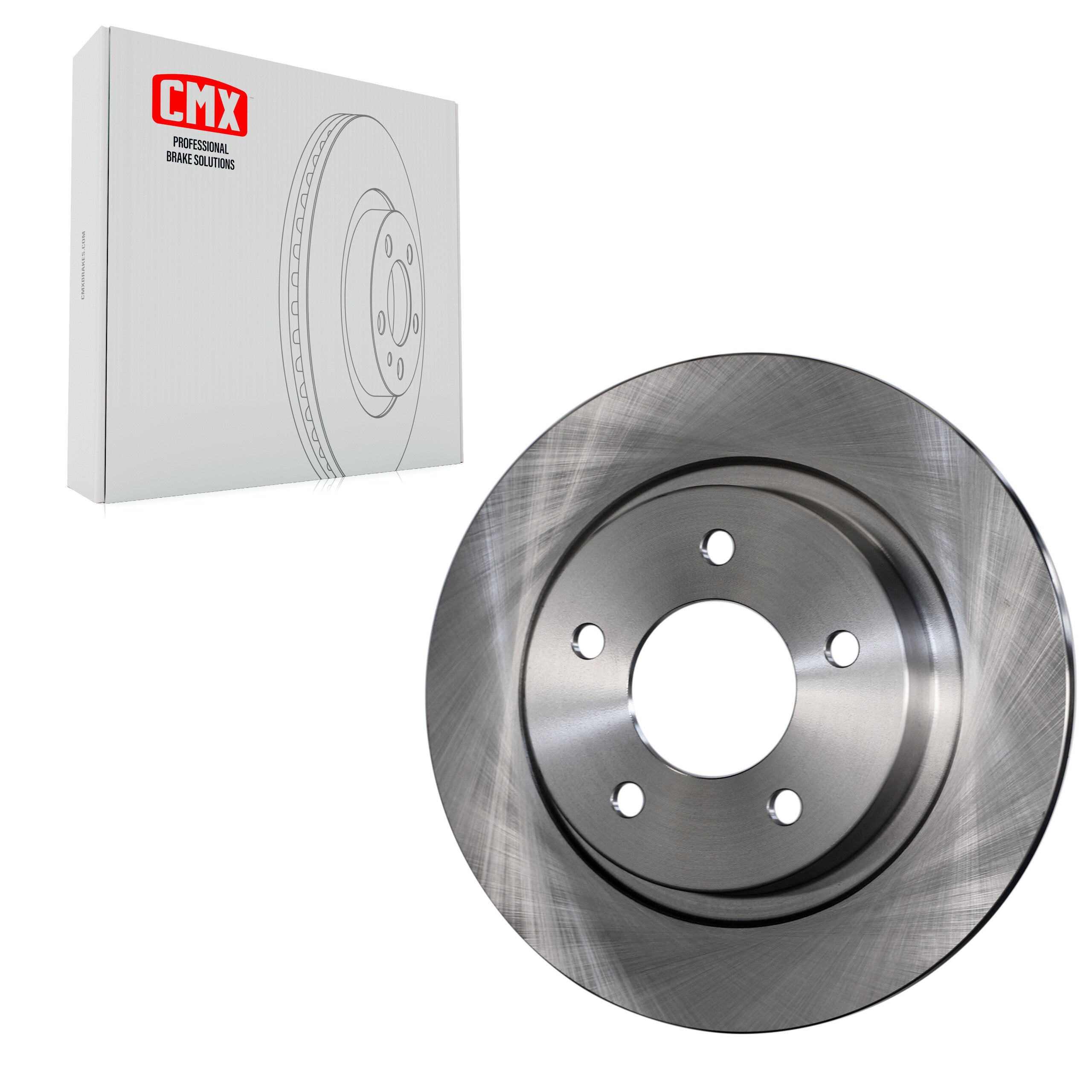 CMX 8-980287 Disc Brake Rotor for 2004-2013 Mazda 3 Sport, Mazda 3 - Rear
