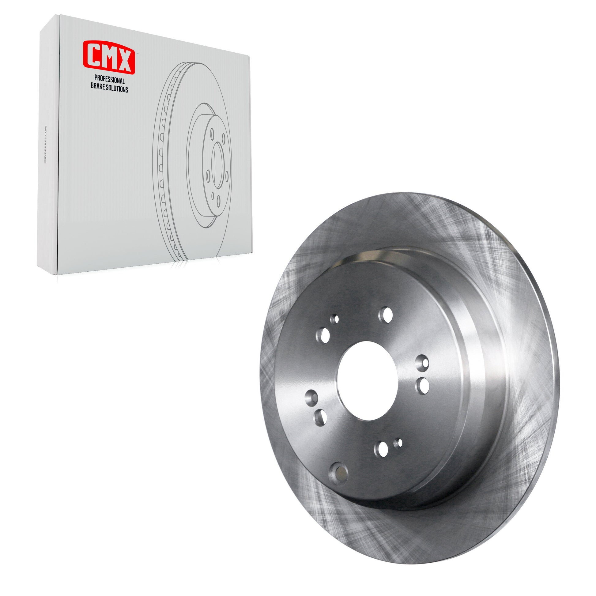 CMX 8-980294 Disc Brake Rotor for 2005-2018 Acura RDX, Honda CR-V - Rear