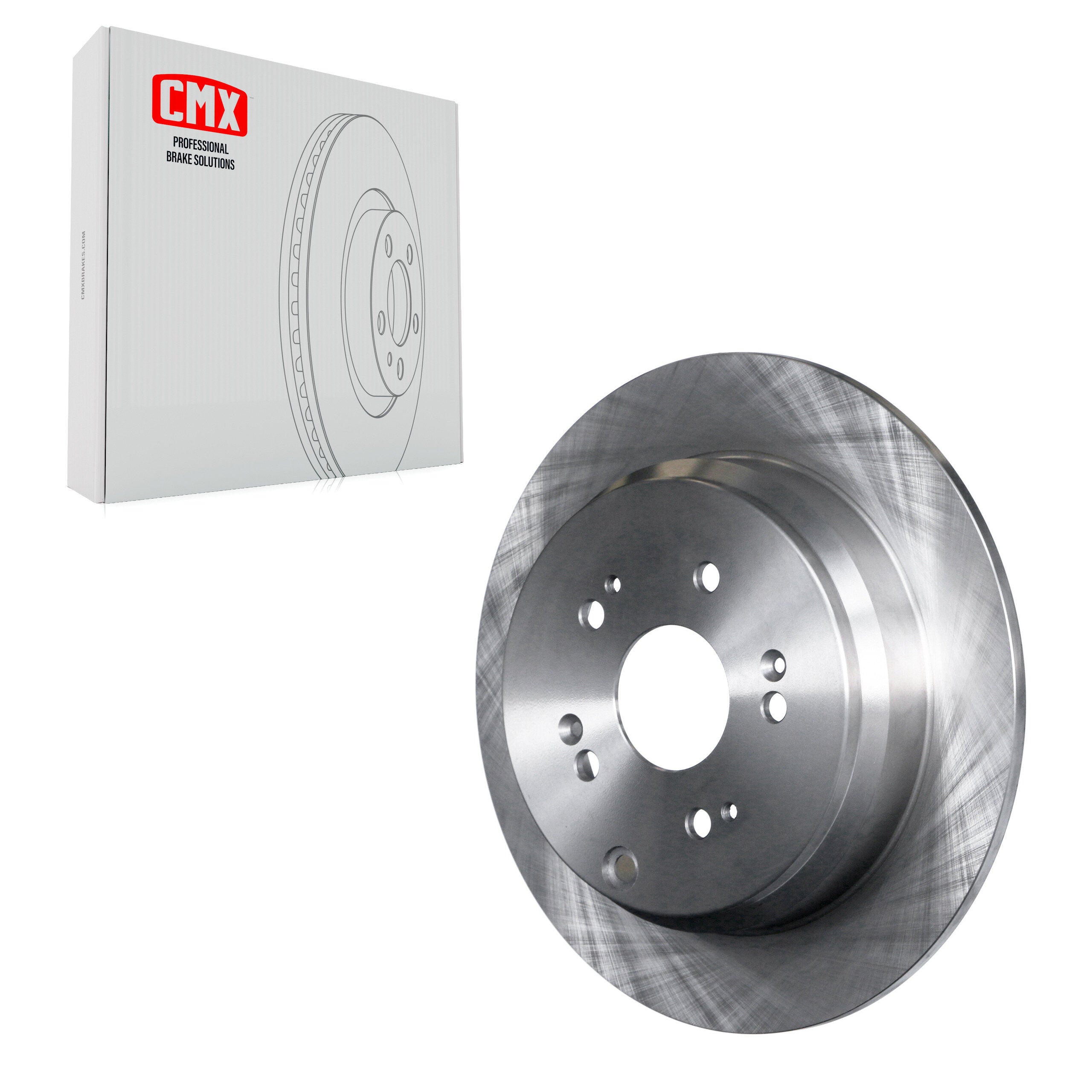 CMX 8-980294 Disc Brake Rotor for 2005-2018 Acura RDX, Honda CR-V - Rear