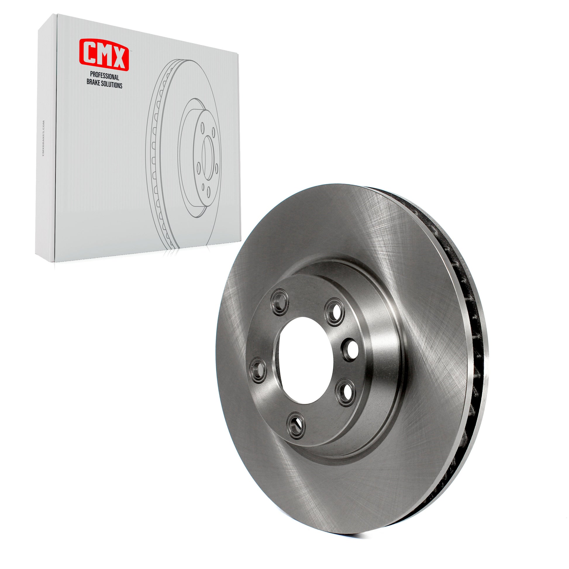 CMX 8-980310 Disc Brake Rotor for 2003-2015 Porsche Cayenne, Audi Q7, Volkswagen Touareg - Front Right