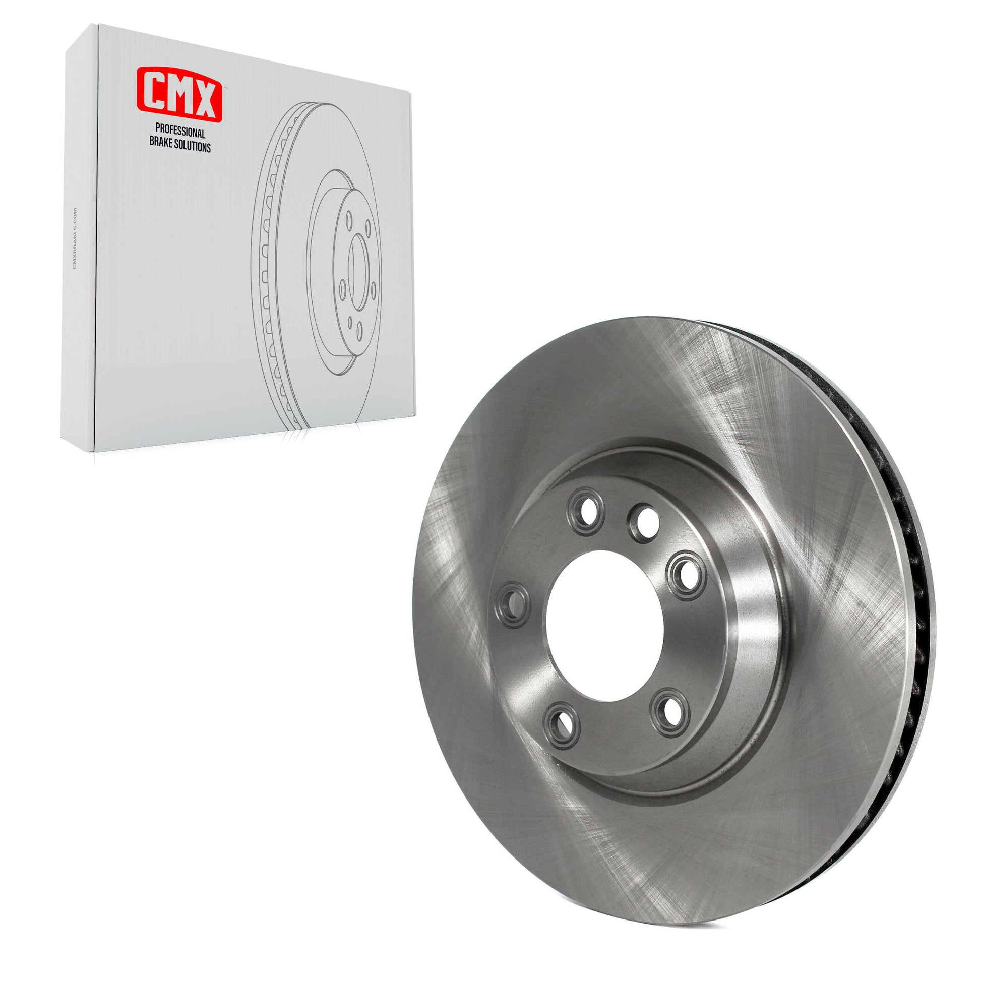 CMX 8-980311 Disc Brake Rotor for 2003-2015 Porsche Cayenne, Audi Q7, Volkswagen Touareg - Front Left