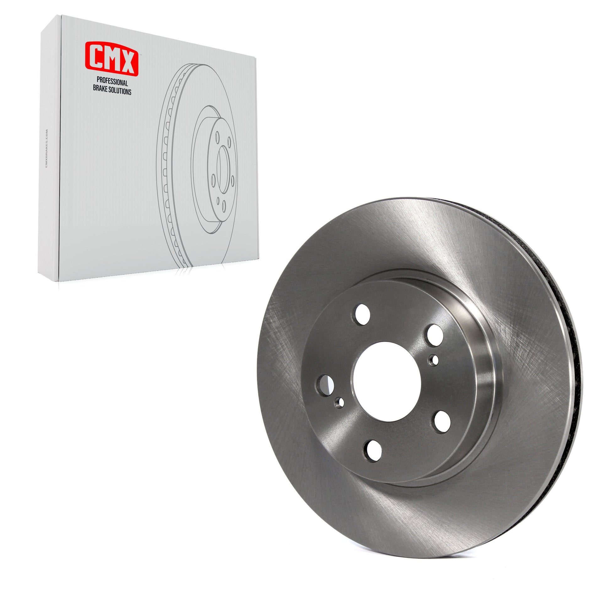 CMX 8-980312 Disc Brake Rotor for 2004-2009 Toyota Prius - Front