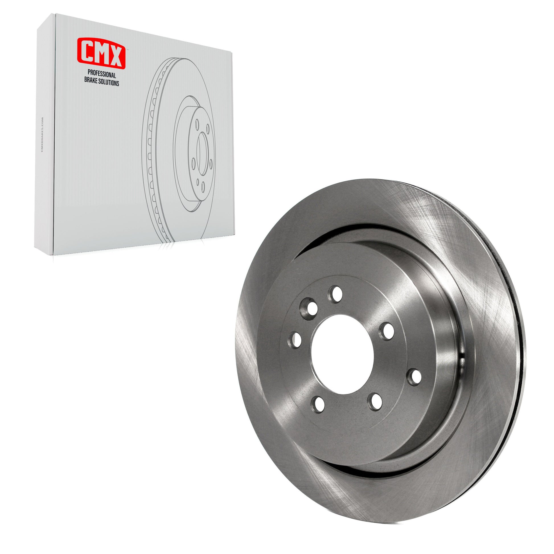 CMX 8-980345 Disc Brake Rotor for 2005-2016 Land Rover LR4, Land Rover Range Rover Sport, Land Rover LR3 - Rear