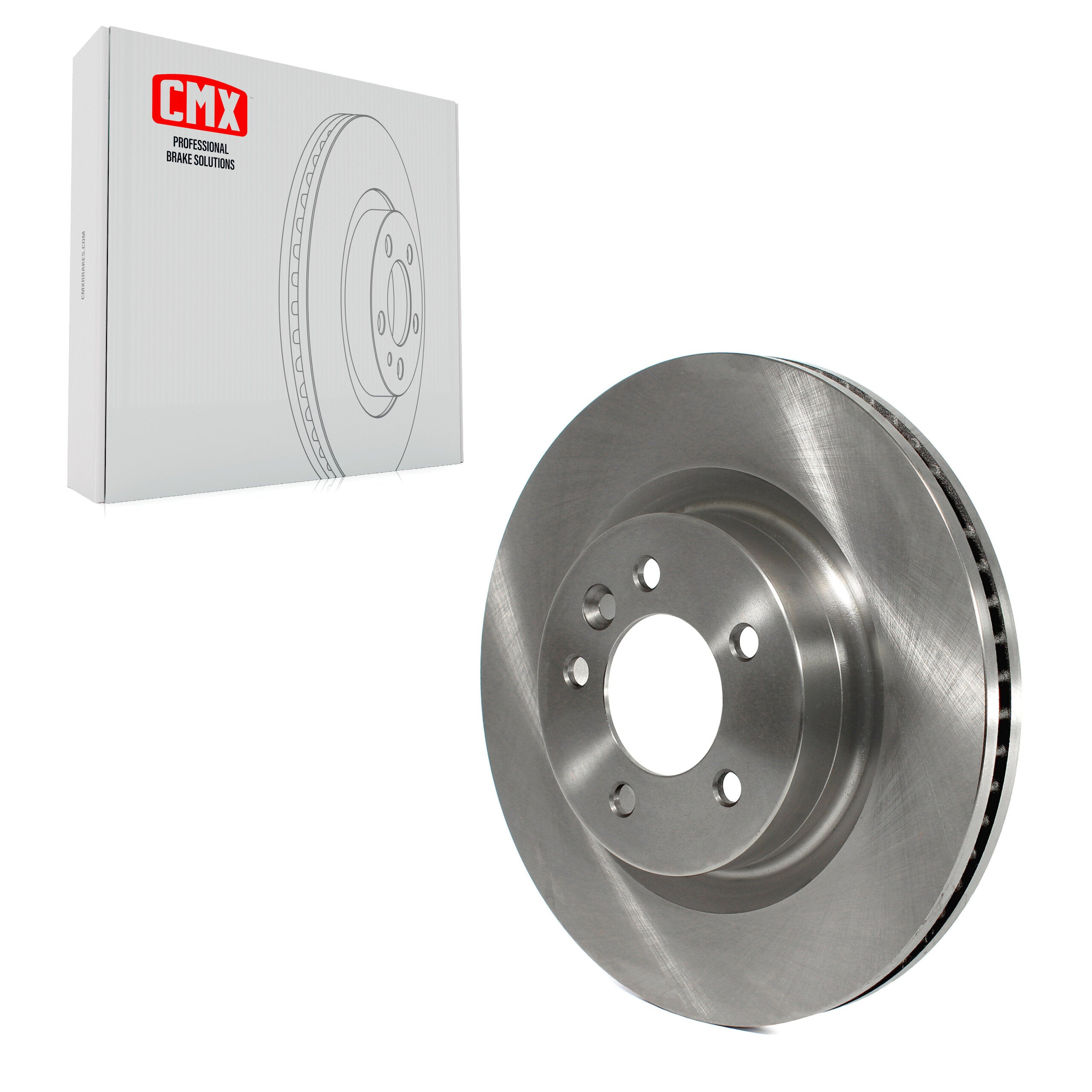 CMX 8-980351 Disc Brake Rotor for 2005-2009 Land Rover Range Rover Sport, Land Rover LR3 - Front