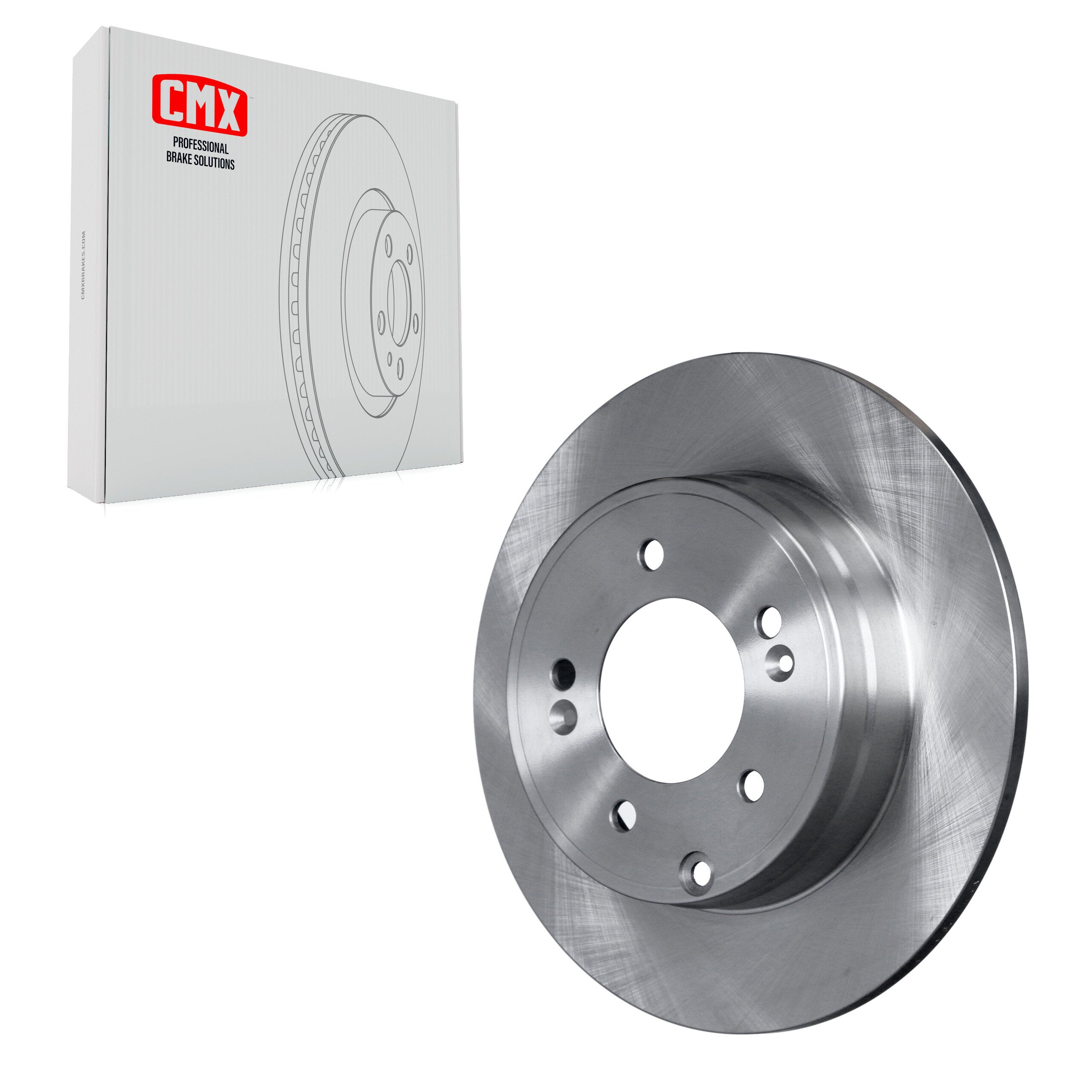 CMX 8-980420 Disc Brake Rotor for 2006-2020 Hyundai Azera, Hyundai Tucson, Hyundai Sonata - Rear