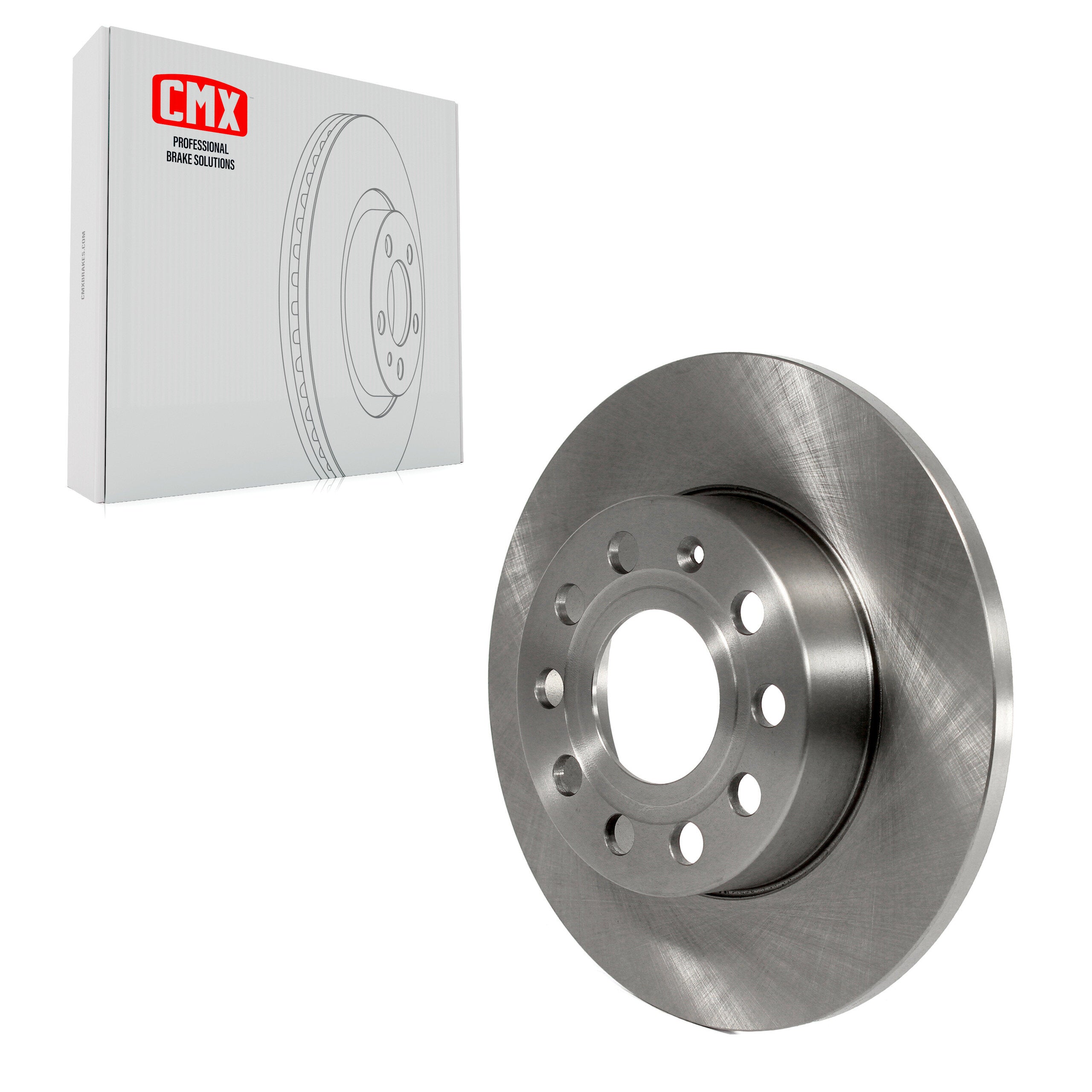 CMX 8-980423 Disc Brake Rotor for 2005-2011 Volkswagen Golf, Audi A3, Audi A3 Quattro - Rear