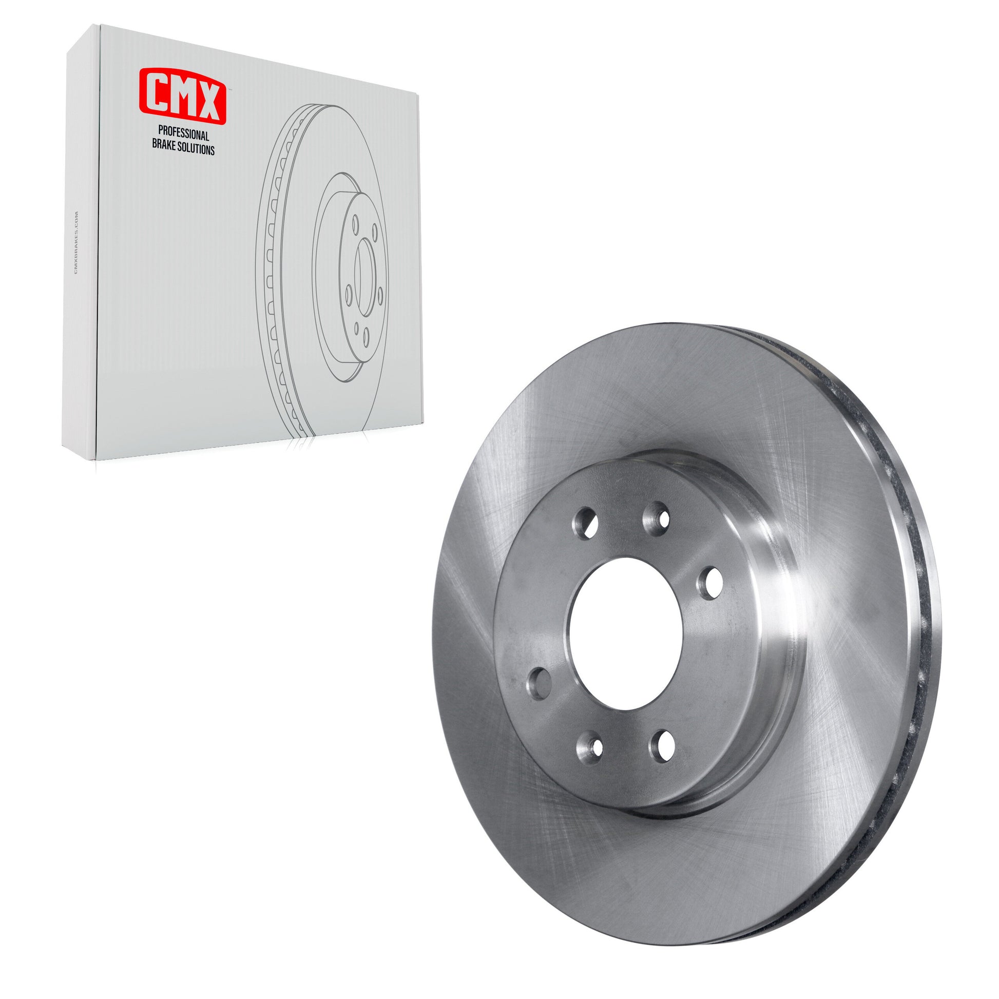 CMX 8-980452 Disc Brake Rotor for 2006-2011 Hyundai Accent, Kia Rio, Kia Rio5 - Front