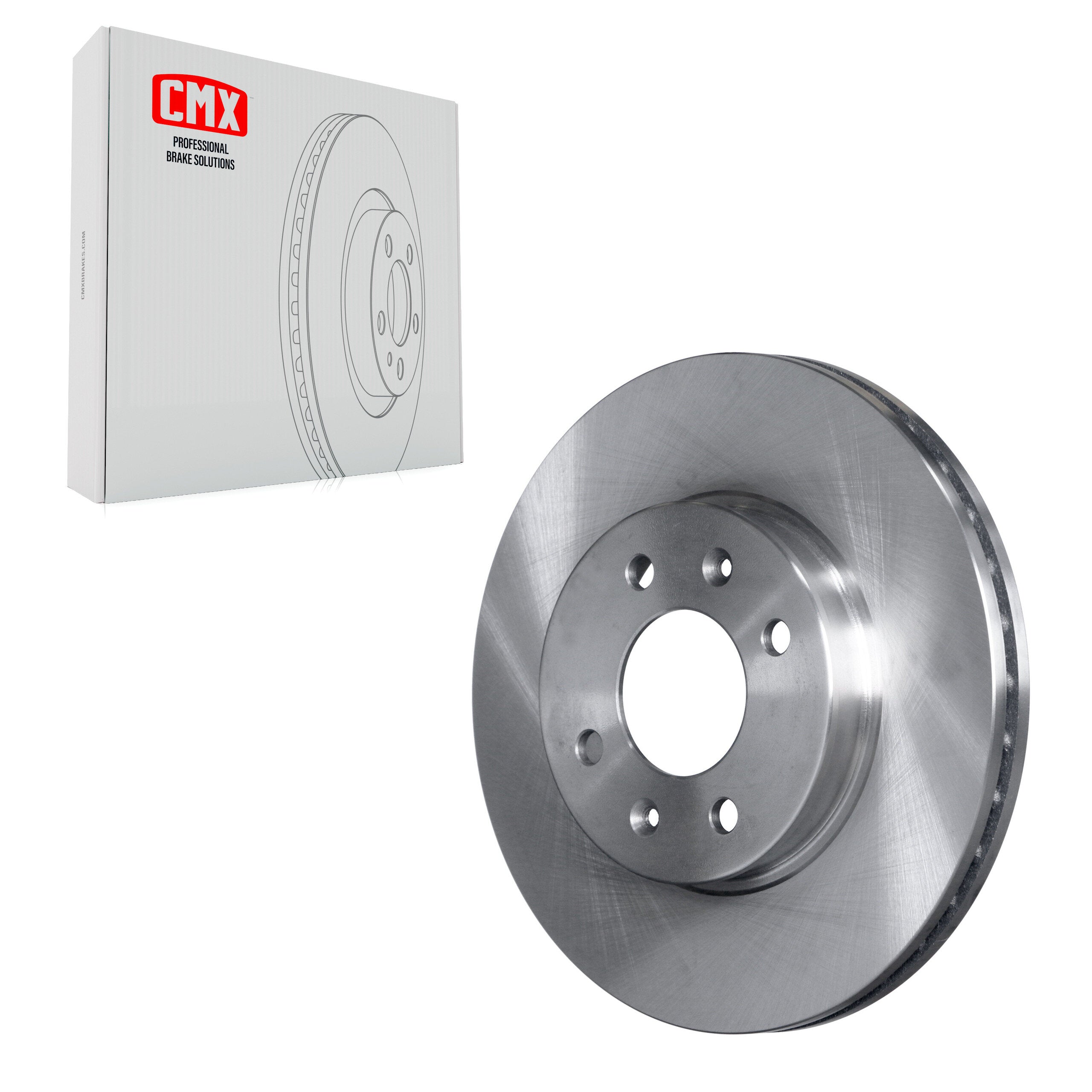 CMX 8-980452 Disc Brake Rotor for 2006-2011 Hyundai Accent, Kia Rio, Kia Rio5 - Front