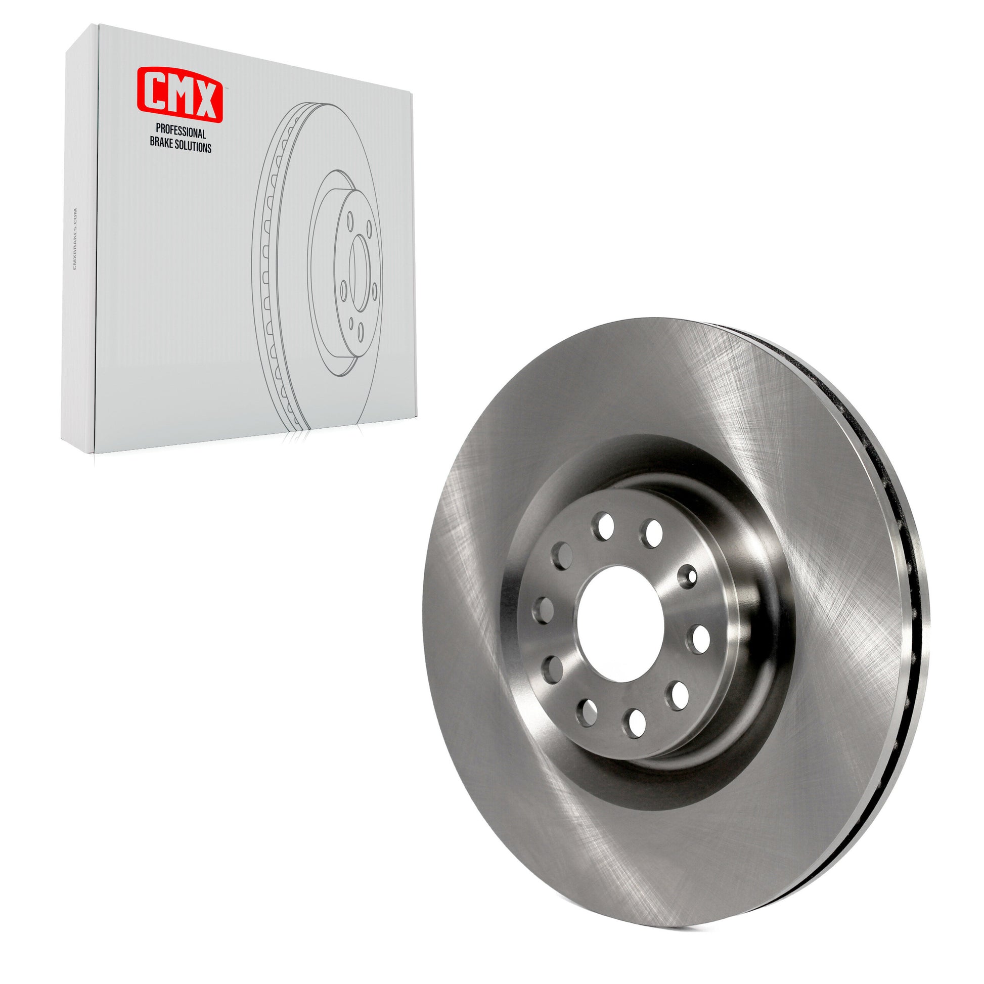 CMX 8-980471 Disc Brake Rotor for 2006-2013 Volkswagen GTI, Volkswagen CC, Volkswagen Golf - Front