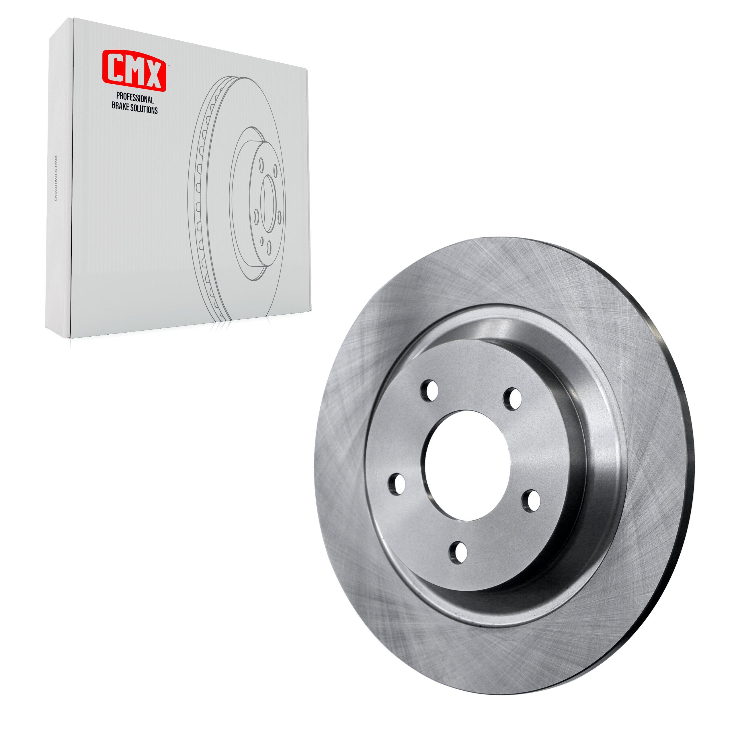 CMX 8-980472 Disc Brake Rotor for 2006-2017 Mazda 5 - Rear