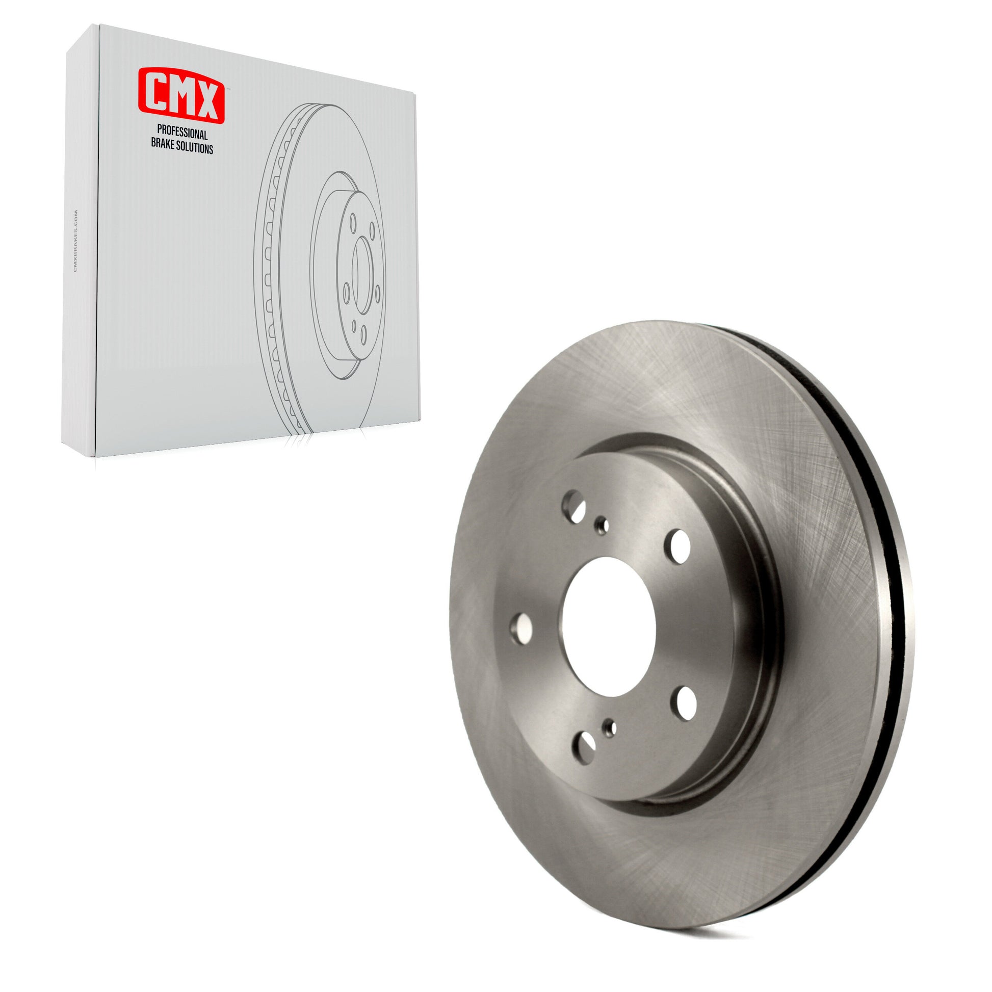 CMX 8-980477 Disc Brake Rotor for 2006-2018 Toyota RAV4, Toyota Prius V, Lexus HS250h - Front