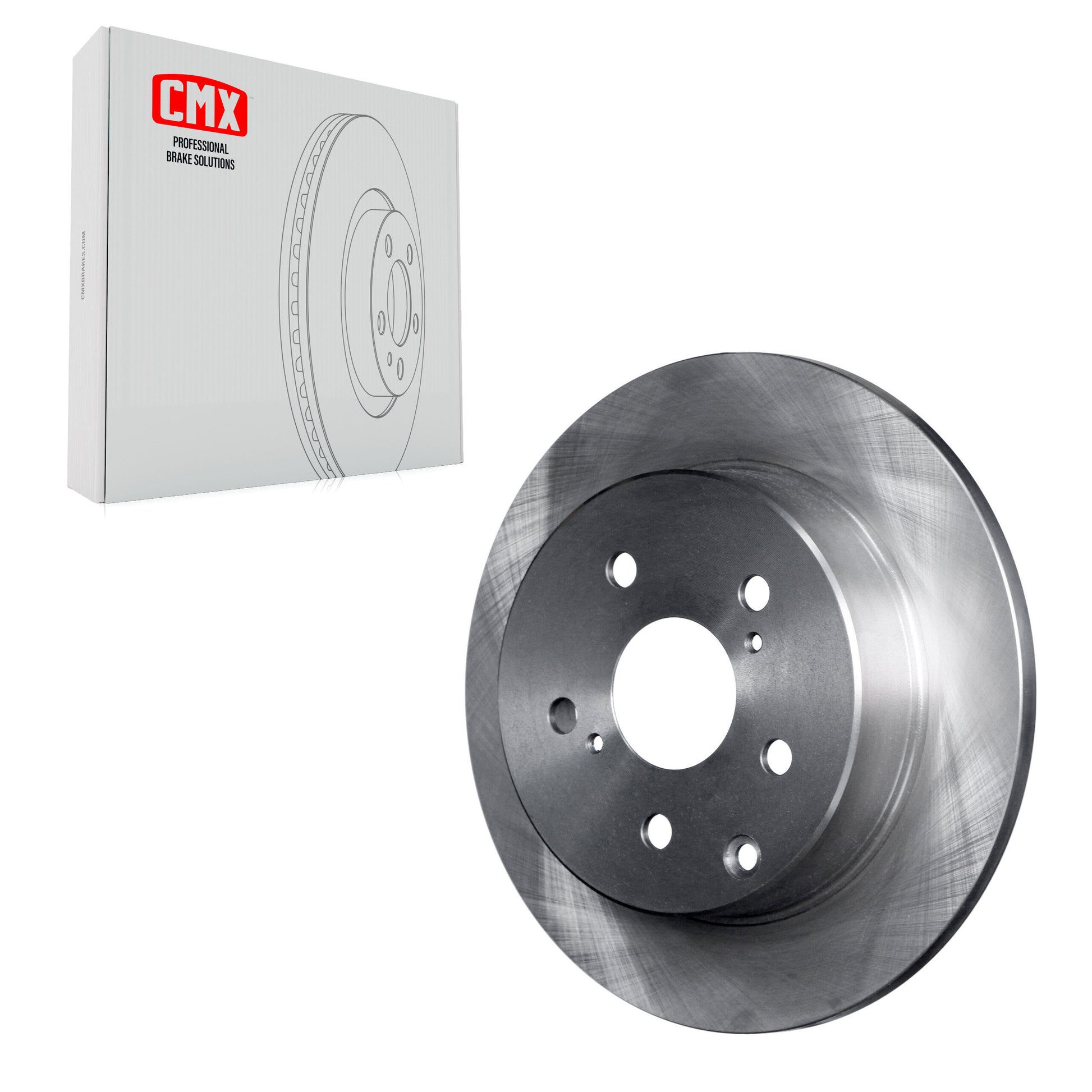 CMX 8-980483 Disc Brake Rotor for 2006-2018 Lexus HS250h, Toyota RAV4 - Rear