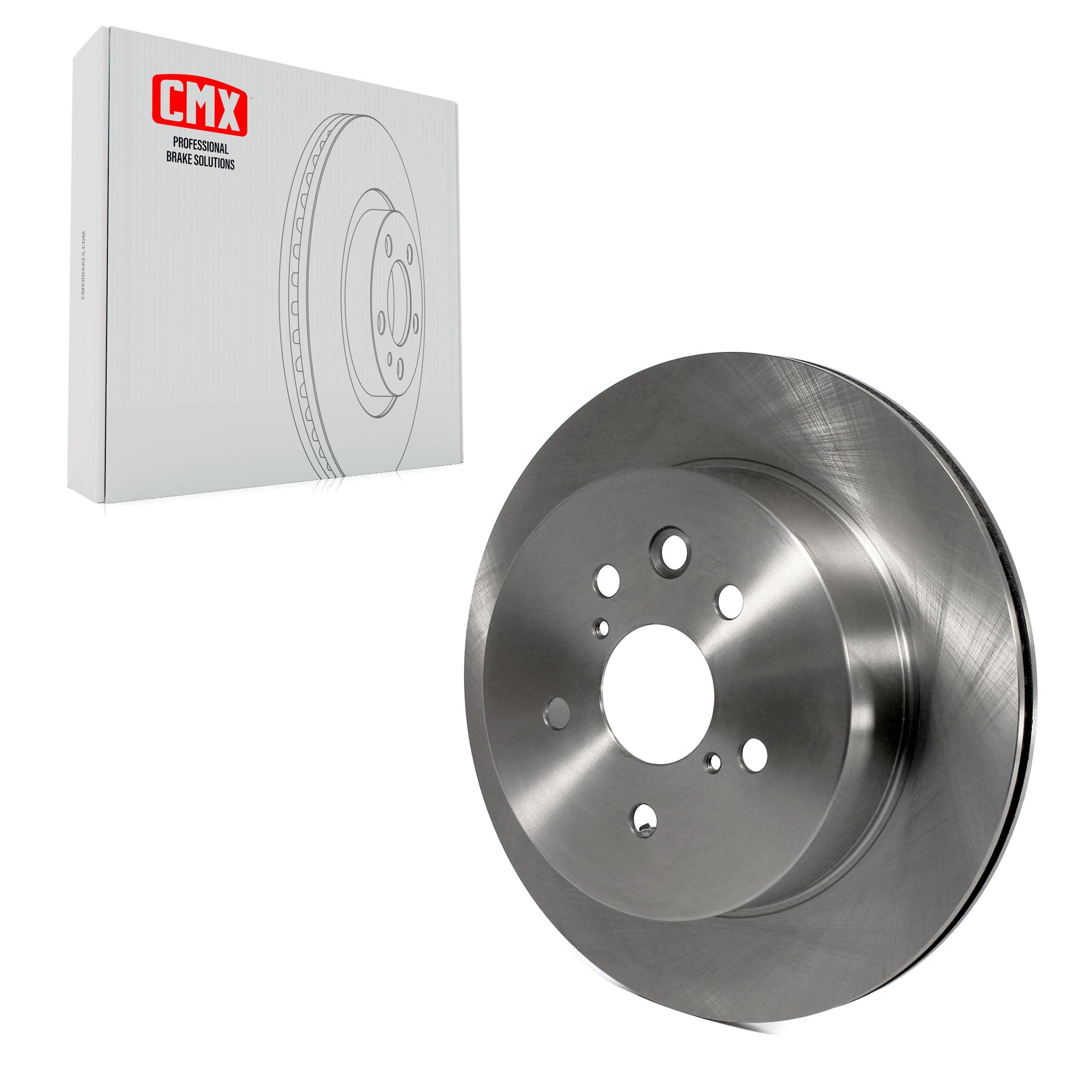 CMX 8-980488 Disc Brake Rotor for 2006-2015 Lexus IS250, Lexus IS350, Lexus GS460 - Rear