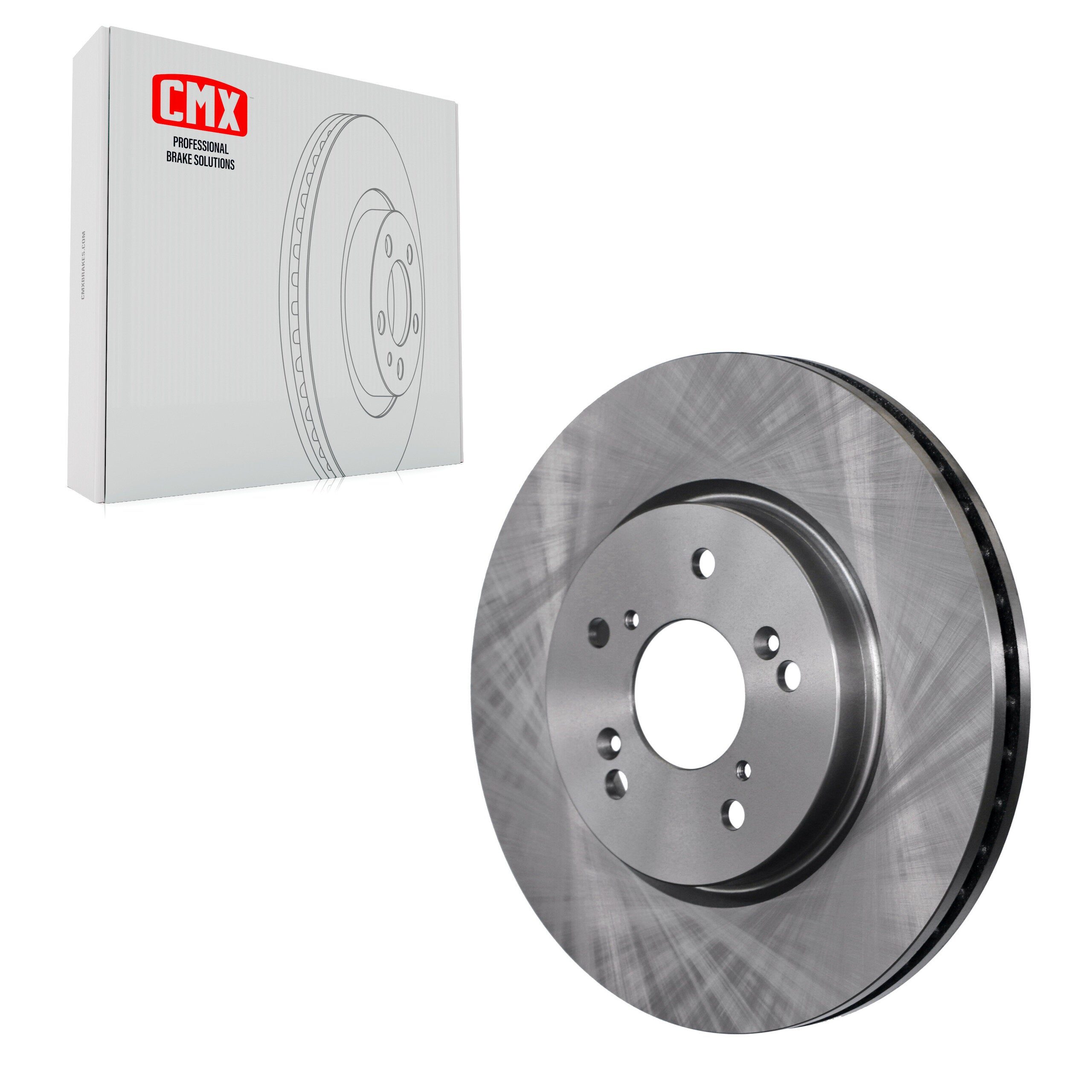 CMX 8-980515 Disc Brake Rotor for 2007-2016 Honda Crosstour, Honda CR-V, Honda Accord Crosstour - Front
