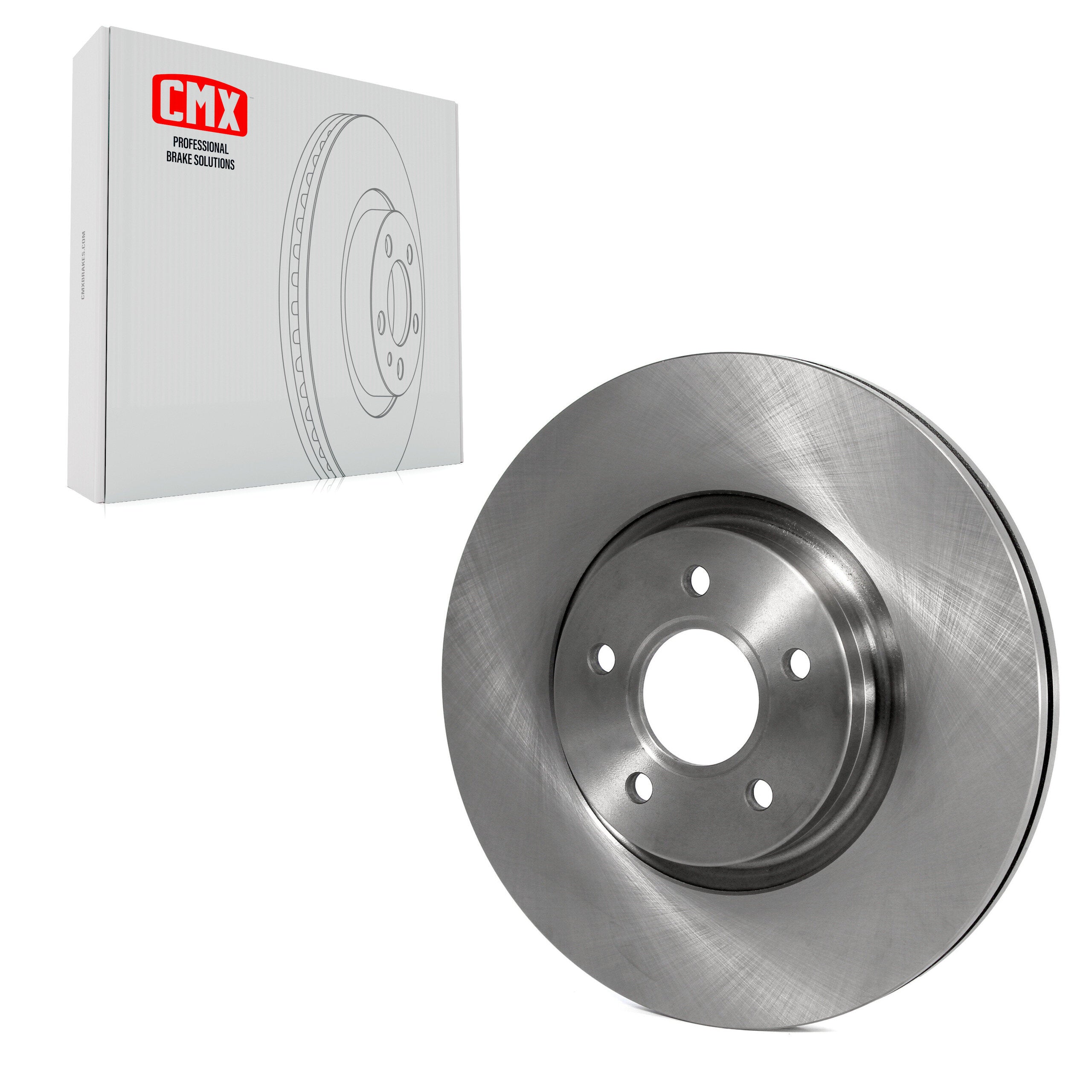 CMX 8-980552 Disc Brake Rotor for 2004-2019 Ford Transit Connect, Lincoln MKC, Ford Escape - Front