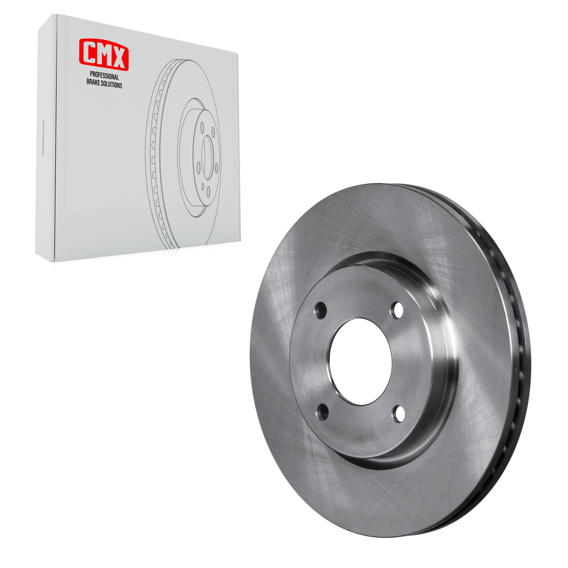 CMX 8-980561 Disc Brake Rotor for 2007-2014 Nissan Cube, Nissan Sentra, Nissan Versa - Front