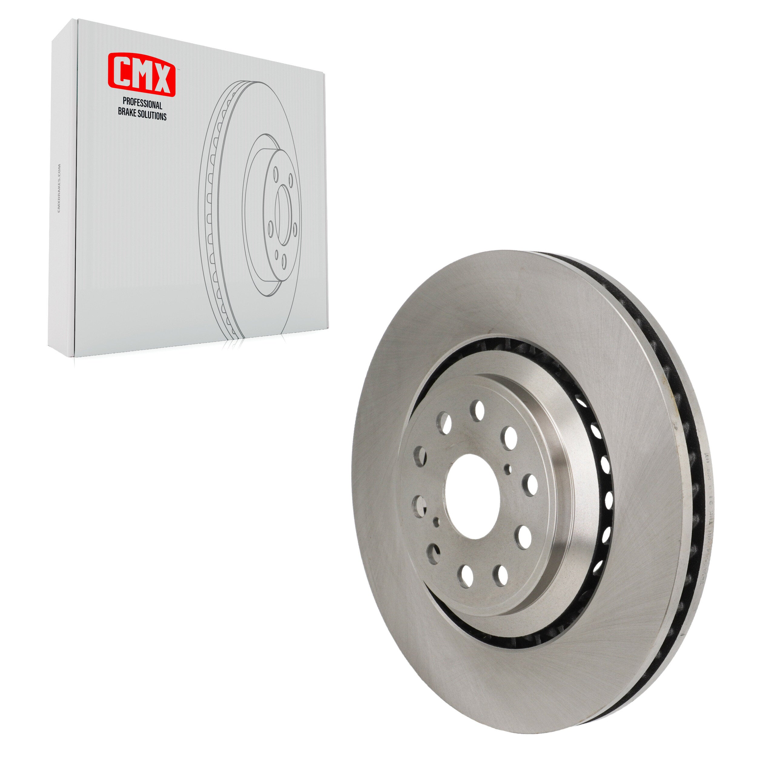 CMX 8-980564 Disc Brake Rotor for 2007-2024 Lexus LS500h, Lexus LS500, Lexus LS460 - Front Left