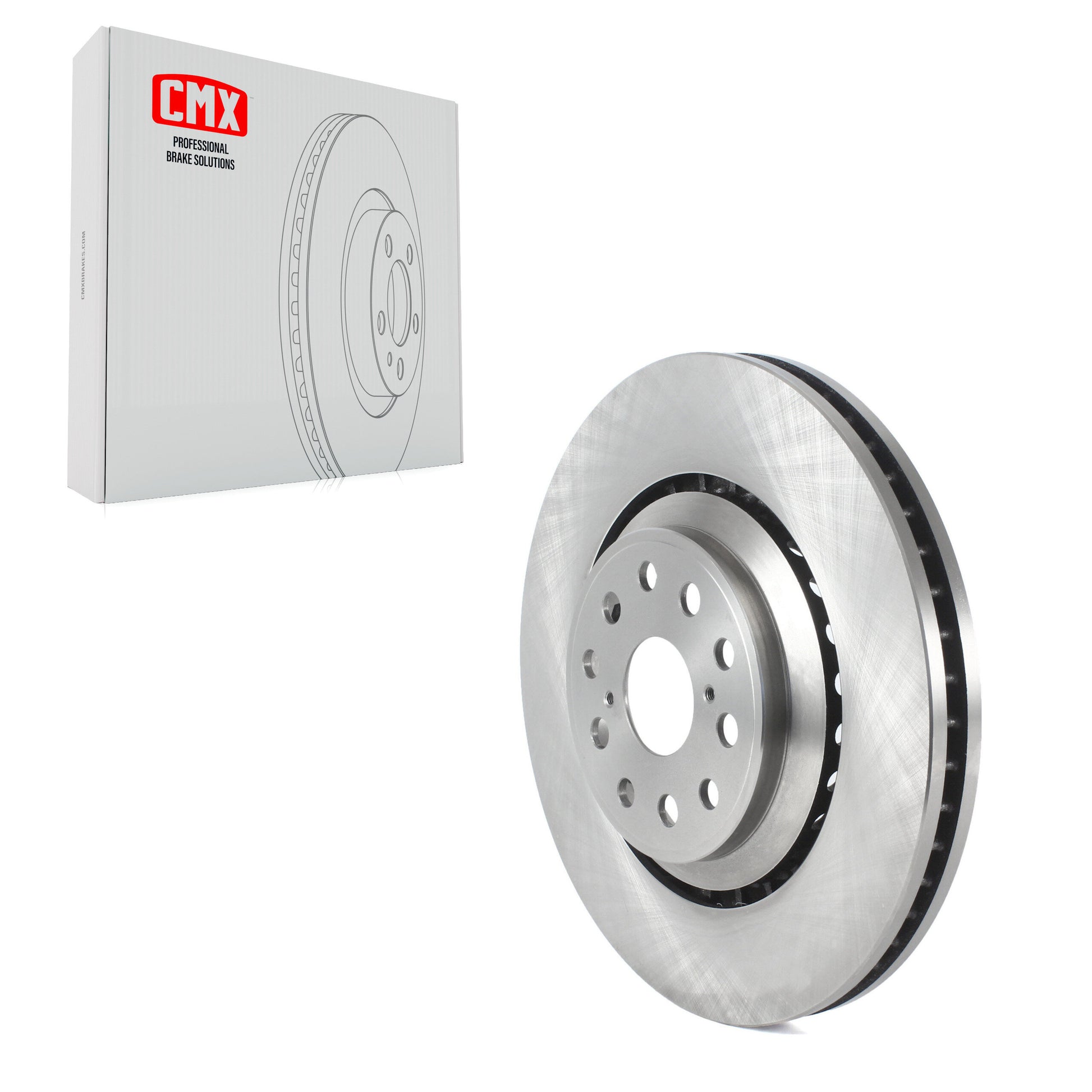 CMX 8-980565 Disc Brake Rotor for 2007-2024 Lexus LS500h, Lexus LS500, Lexus LS460 - Front Right