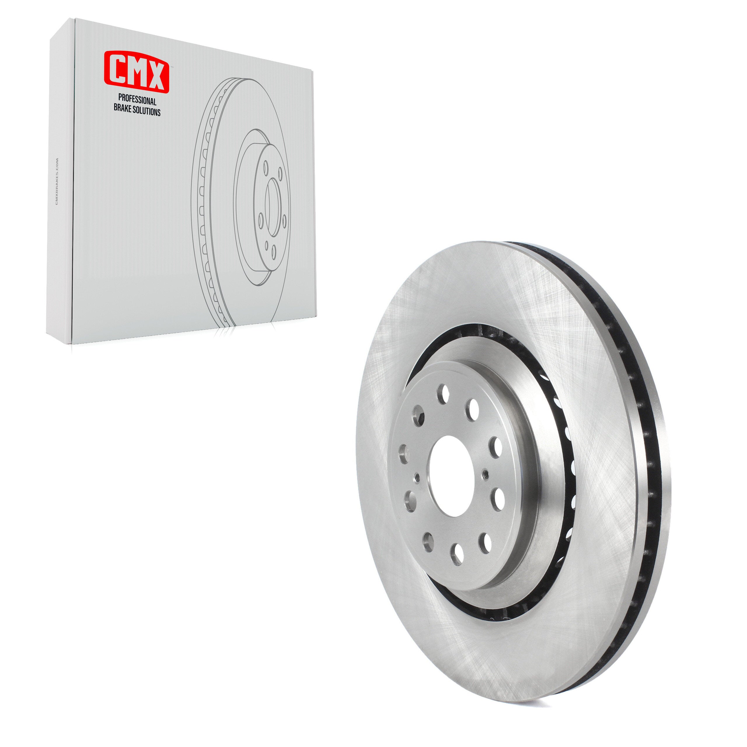 CMX 8-980565 Disc Brake Rotor for 2007-2024 Lexus LS500h, Lexus LS500, Lexus LS460 - Front Right
