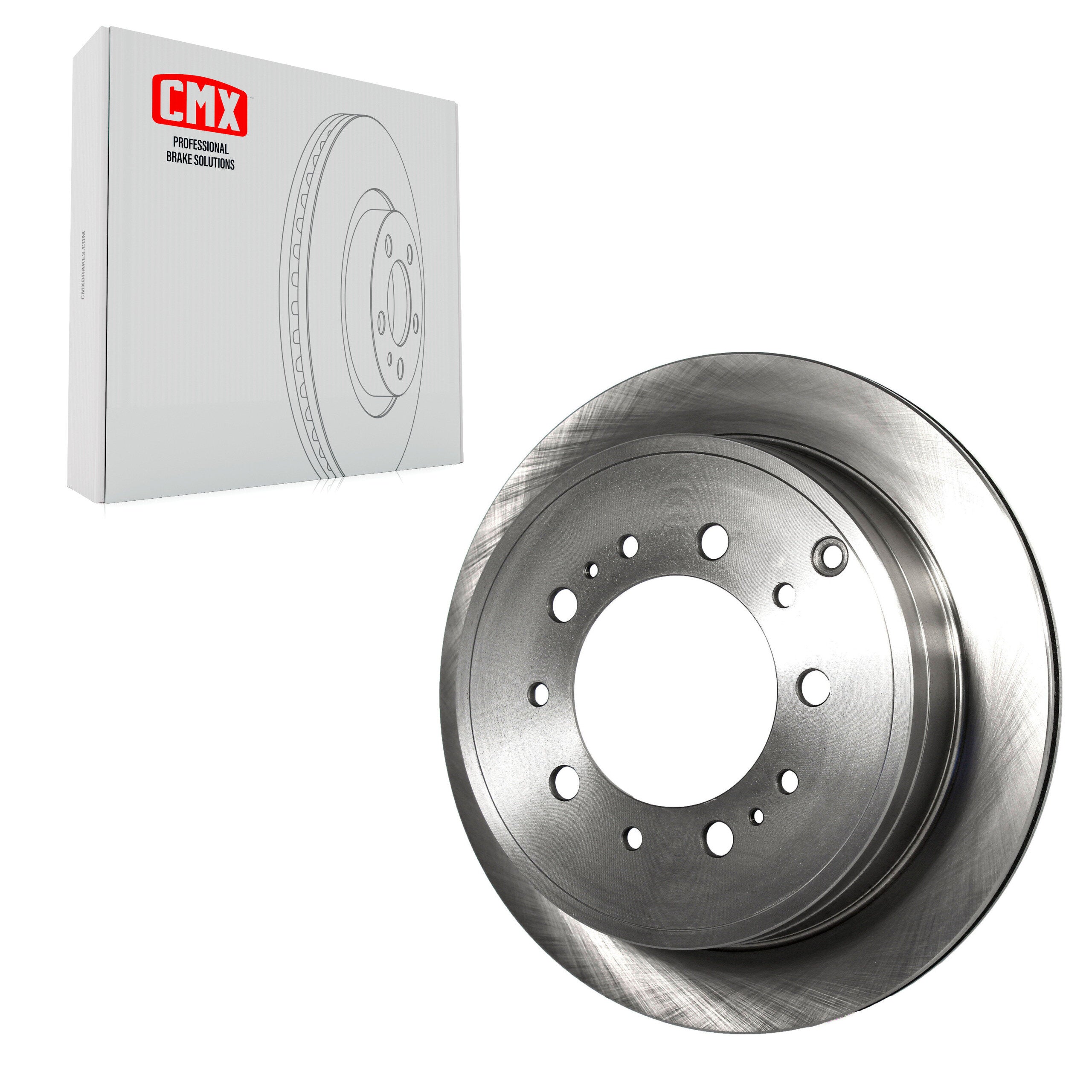 CMX 8-980584 Disc Brake Rotor for 2007-2022 Lexus LX570, Toyota Land Cruiser, Toyota Sequoia - Rear