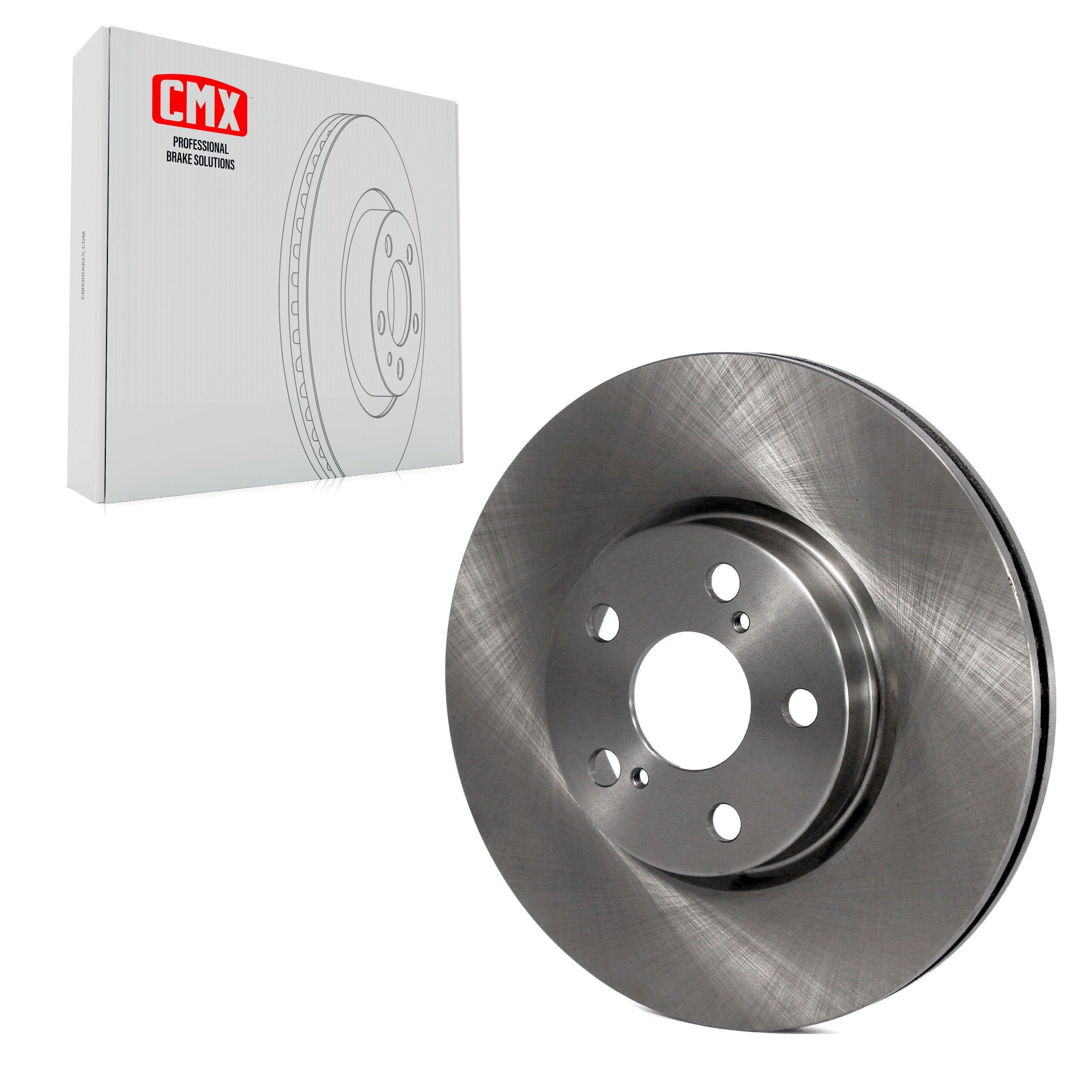 CMX 8-980629 Disc Brake Rotor for 2008-2019 Toyota Corolla, Toyota Matrix, Pontiac Vibe - Front