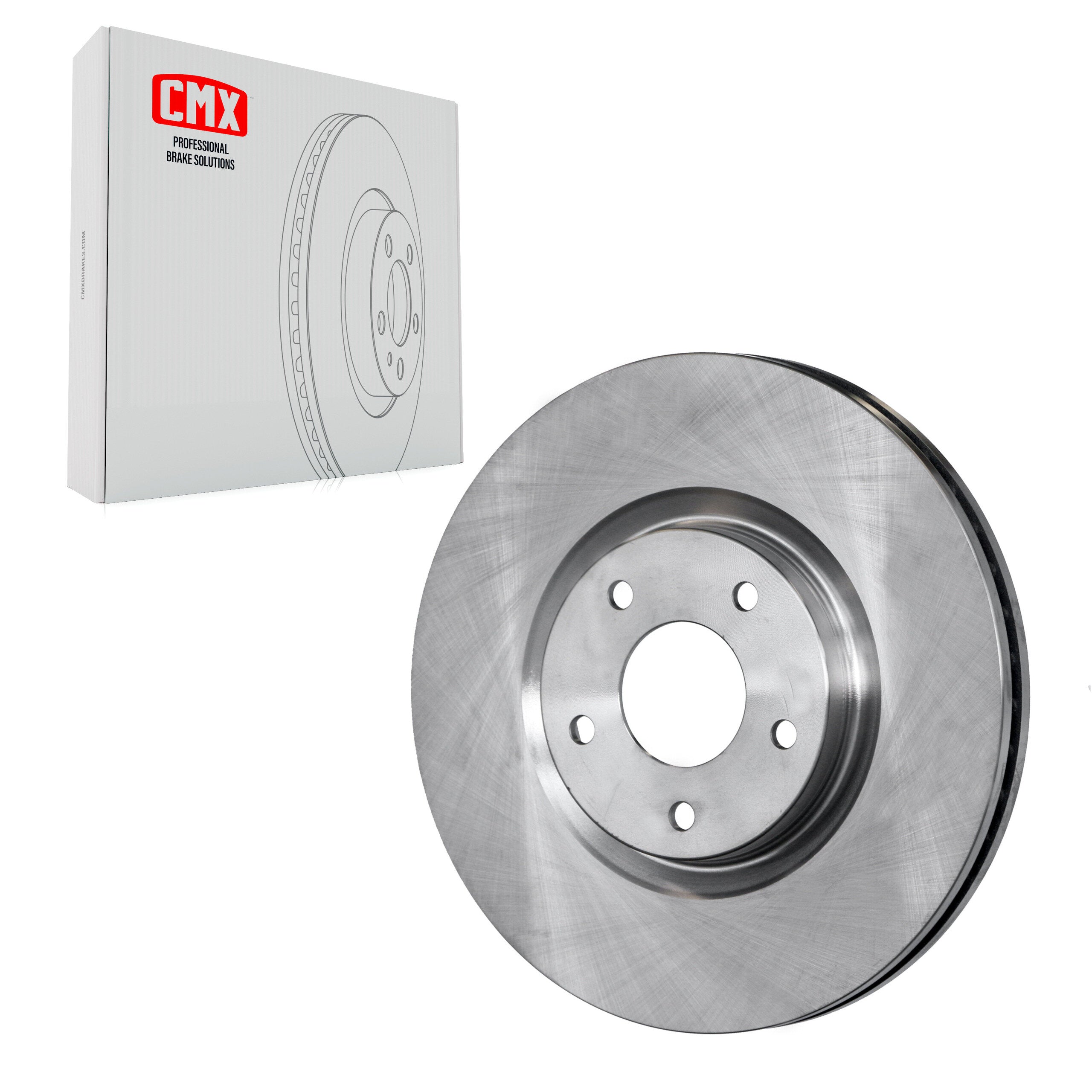 CMX 8-980638 Disc Brake Rotor for 2007-2017 Nissan Juke, Nissan Sentra - Front