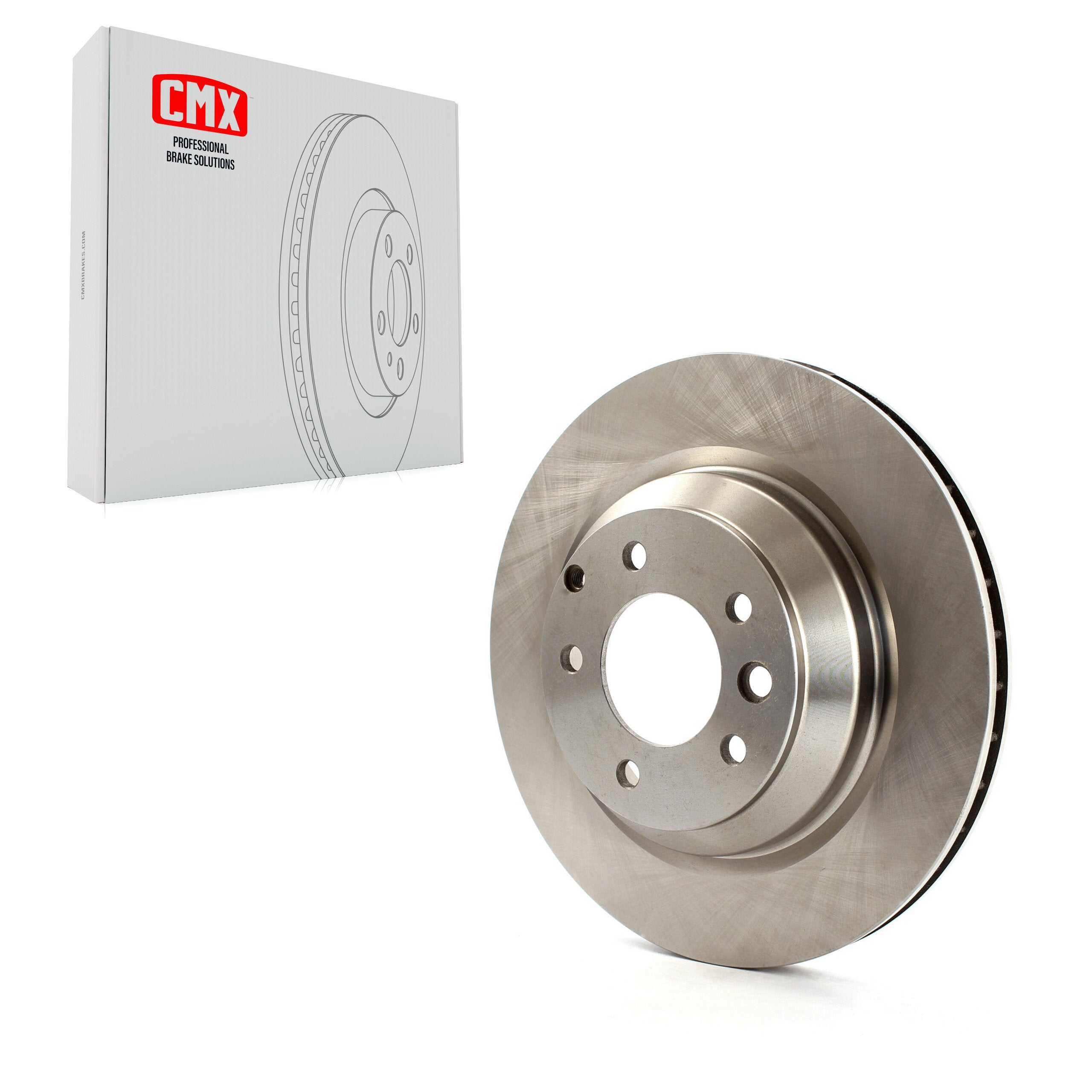 CMX 8-980651 Disc Brake Rotor for 2003-2013 Audi Q7, Porsche Cayenne, Volkswagen Touareg - Rear