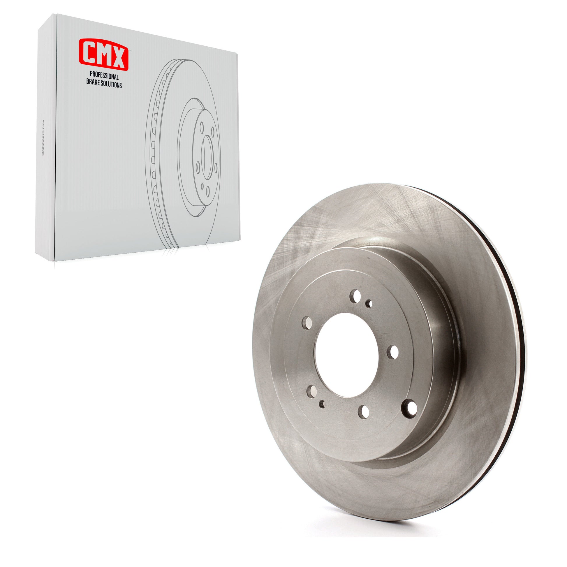 CMX 8-980660 Disc Brake Rotor for 2008-2015 Mitsubishi Lancer - Rear